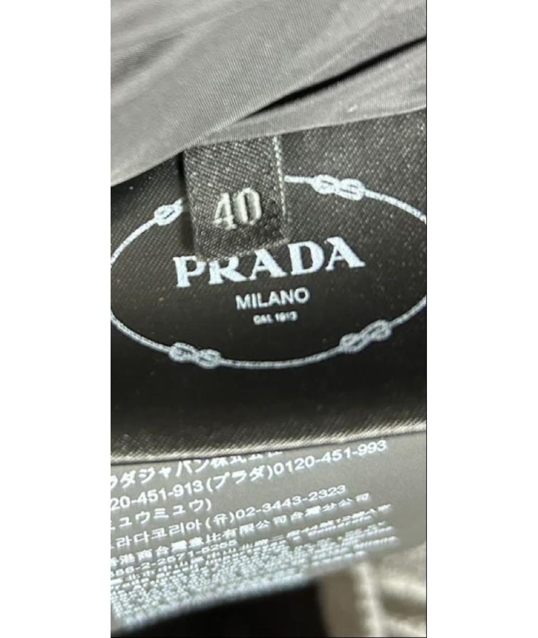 PRADA Черный пуховик, фото 8