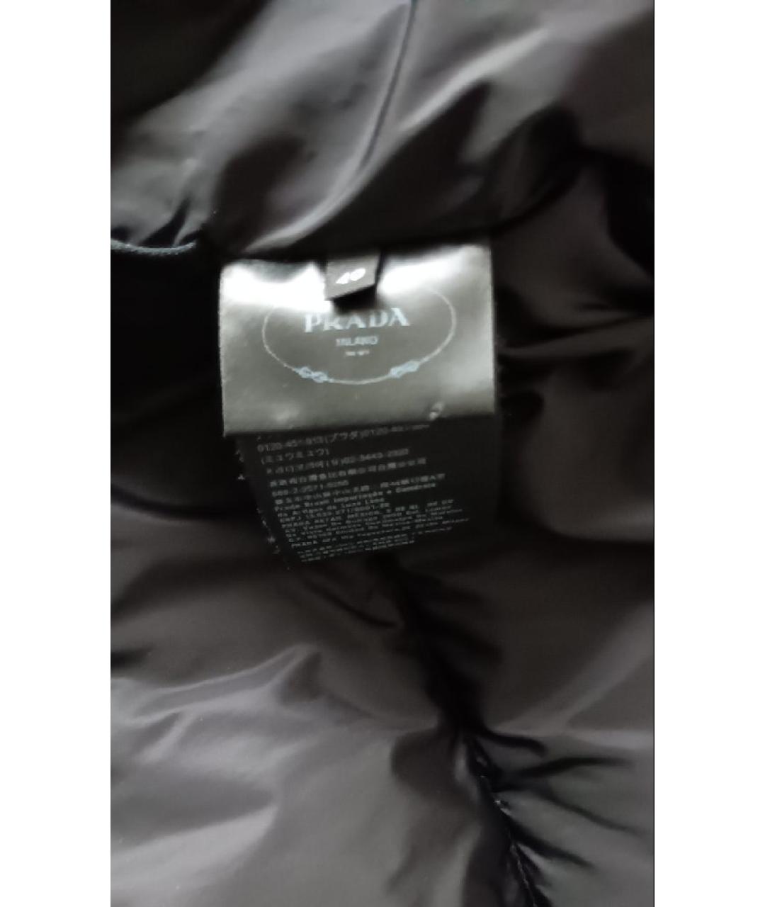 PRADA Черный пуховик, фото 7