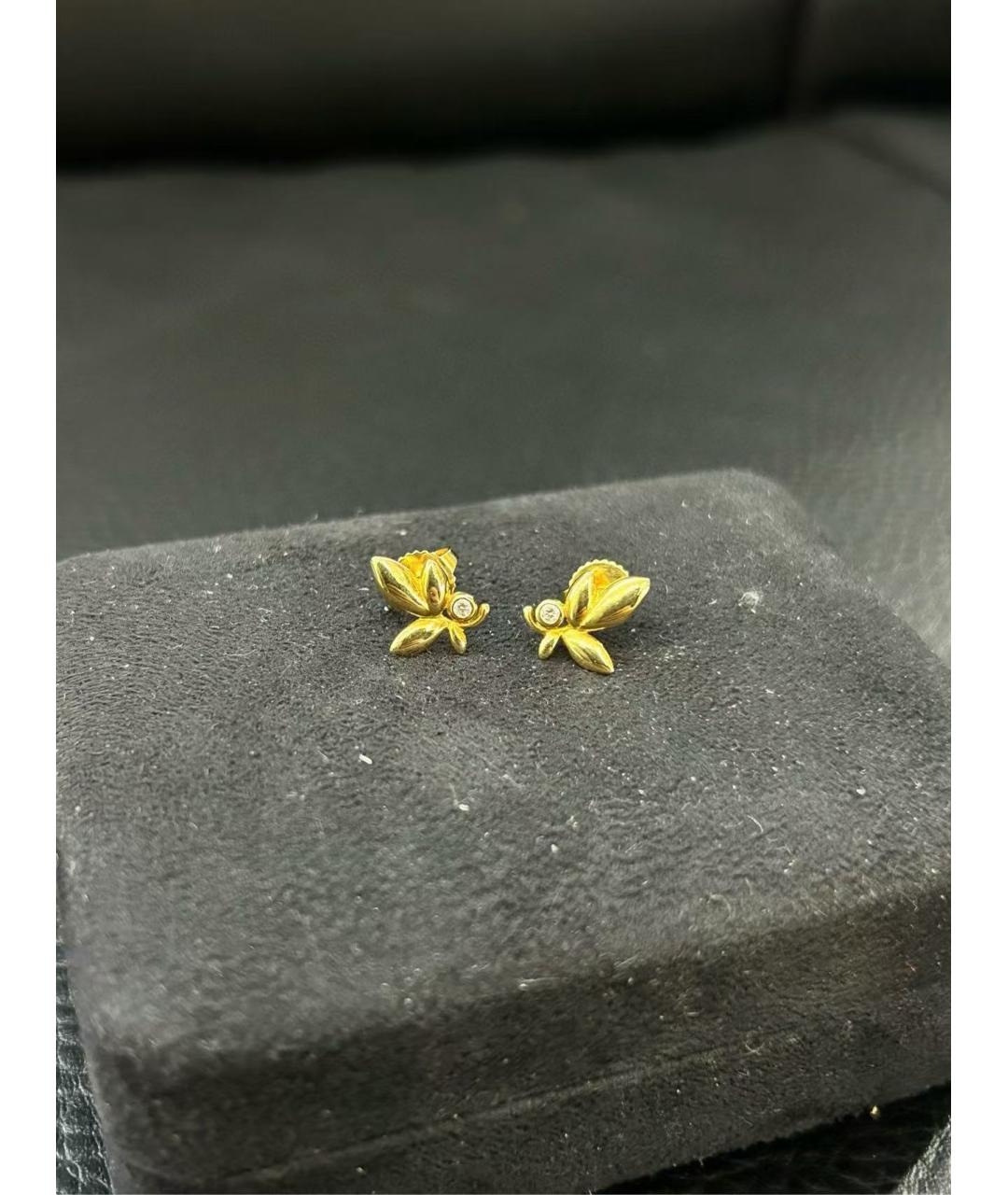 TIFFANY&CO Золотые серьги из желтого золота, фото 4