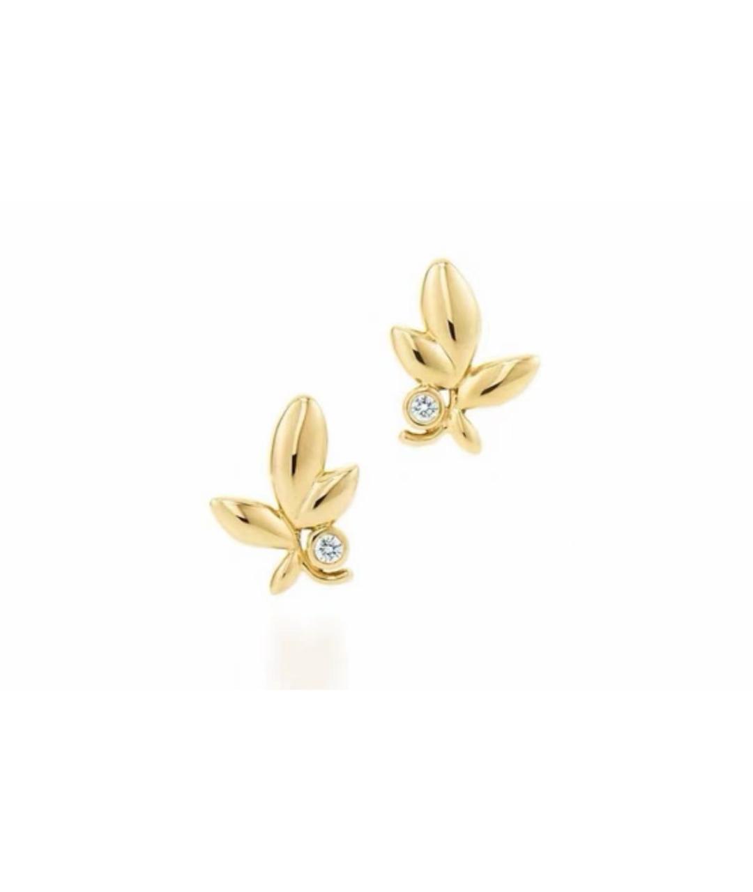 TIFFANY&CO Золотые серьги из желтого золота, фото 7
