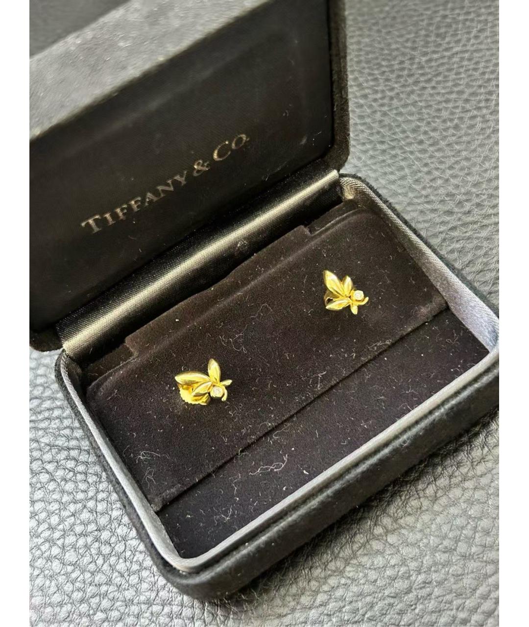 TIFFANY&CO Золотые серьги из желтого золота, фото 3
