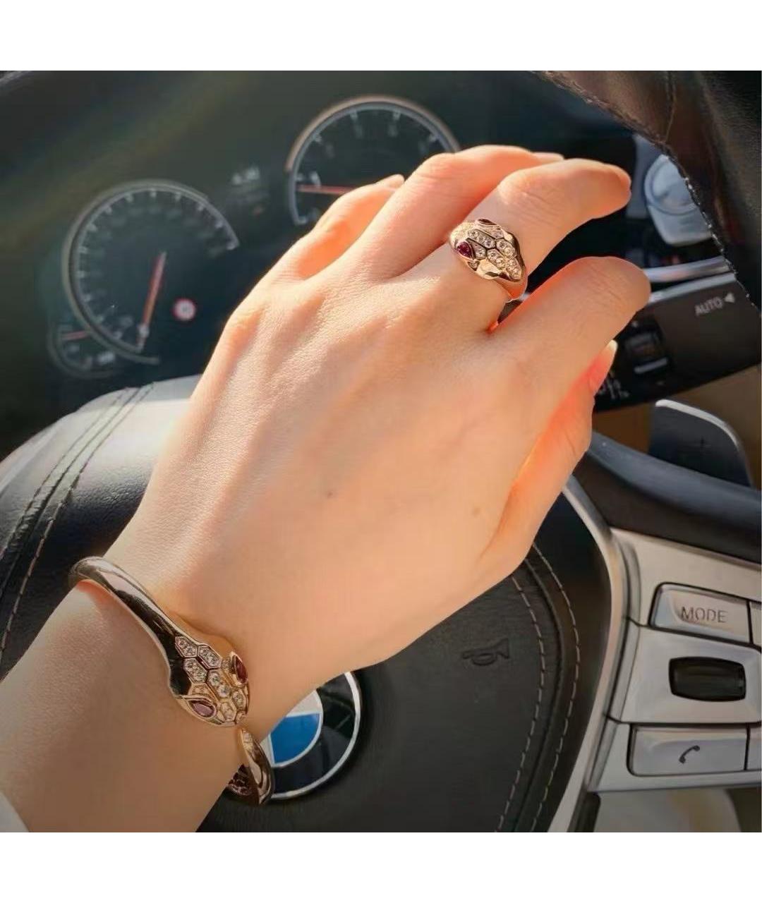 BVLGARI Золотое кольцо из розового золота, фото 5