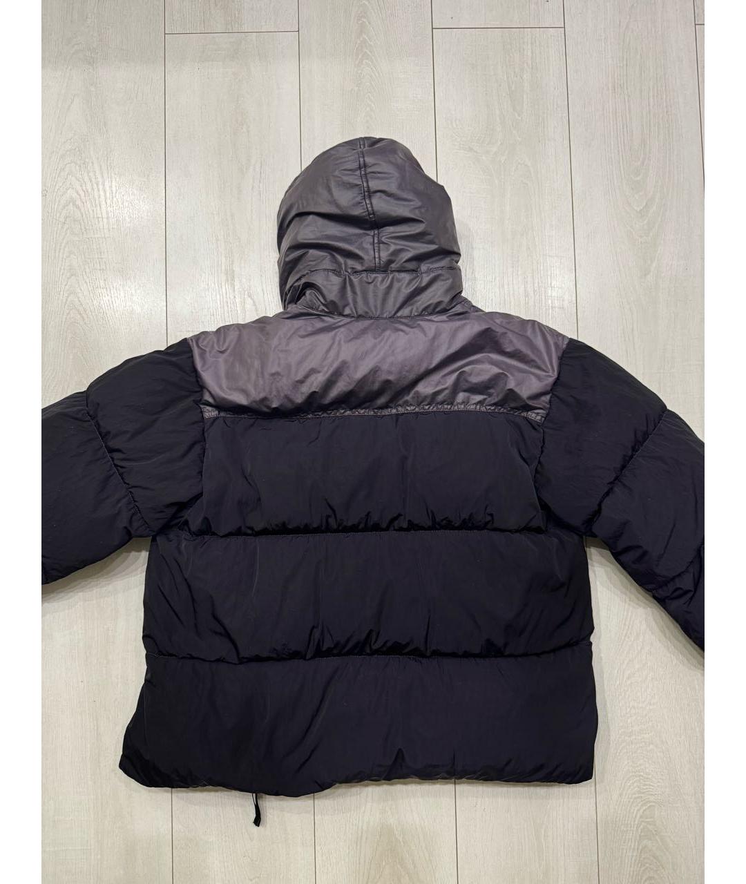 CP COMPANY Фиолетовый пуховик из экзотической кожи, фото 2