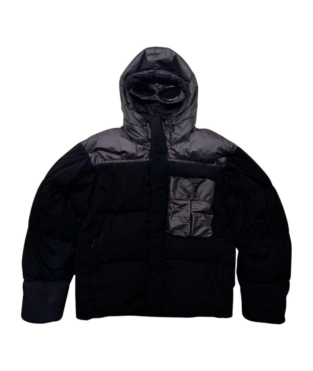 CP COMPANY Фиолетовый пуховик из экзотической кожи, фото 1