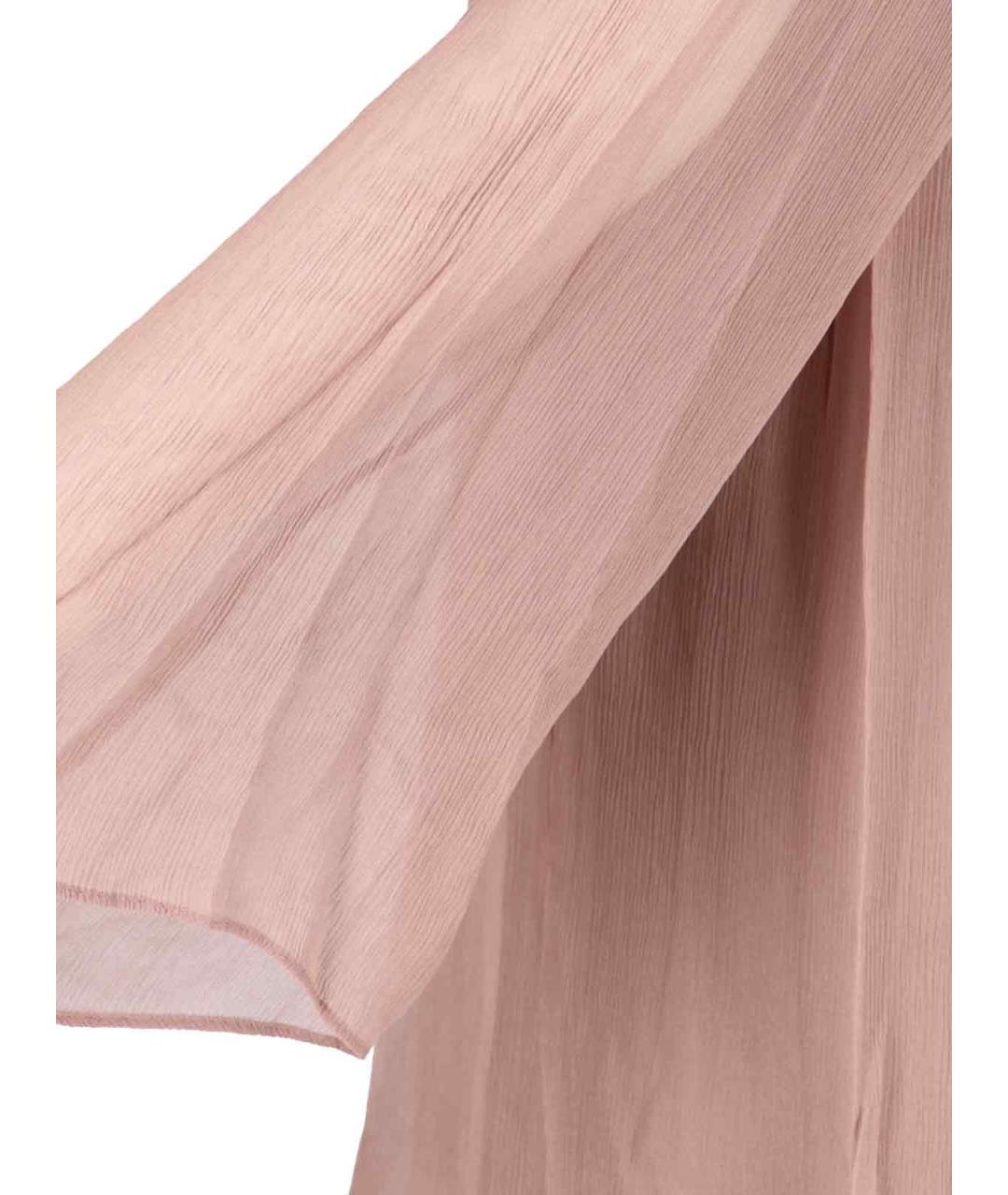 STAUD Бежевое вискозное вечернее платье, фото 3