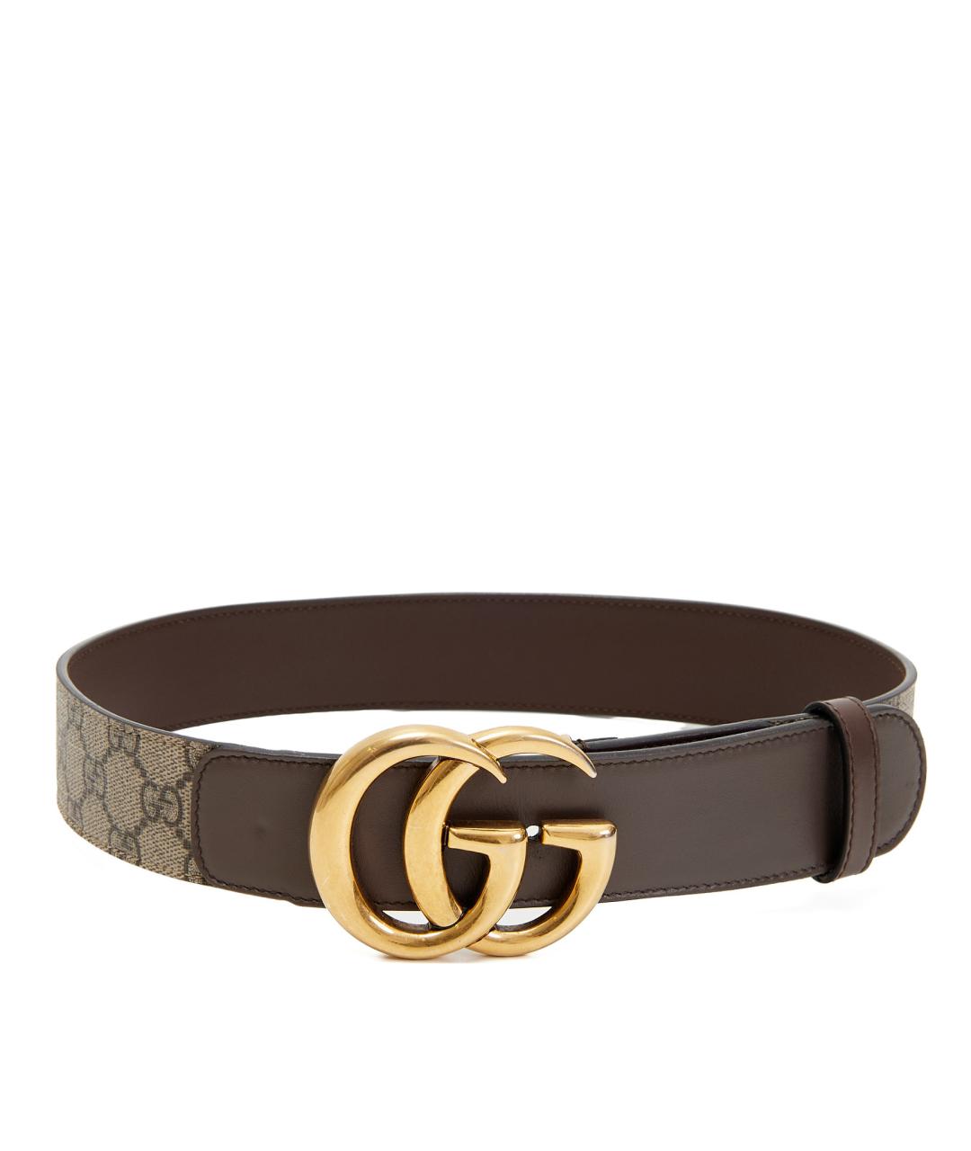 GUCCI Коричневый кожаный ремень, фото 1