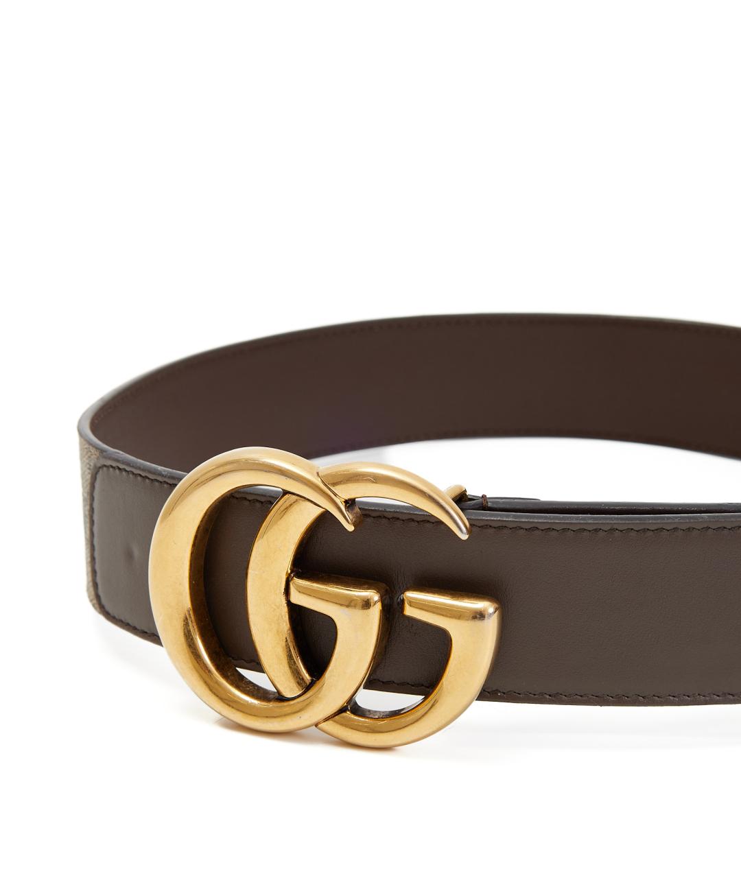 GUCCI Коричневый кожаный ремень, фото 2