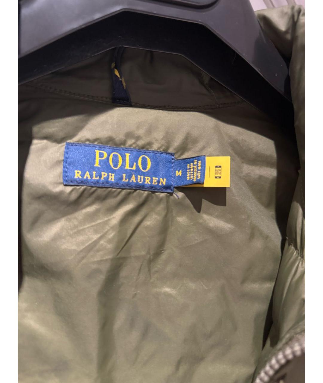 POLO RALPH LAUREN Хаки полиэстеровая куртка, фото 3