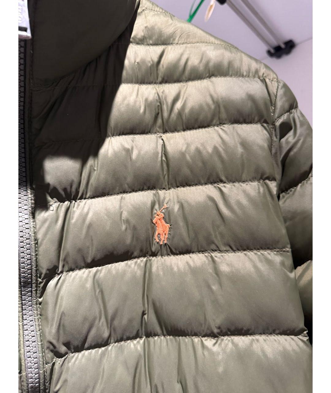 POLO RALPH LAUREN Хаки полиэстеровая куртка, фото 4