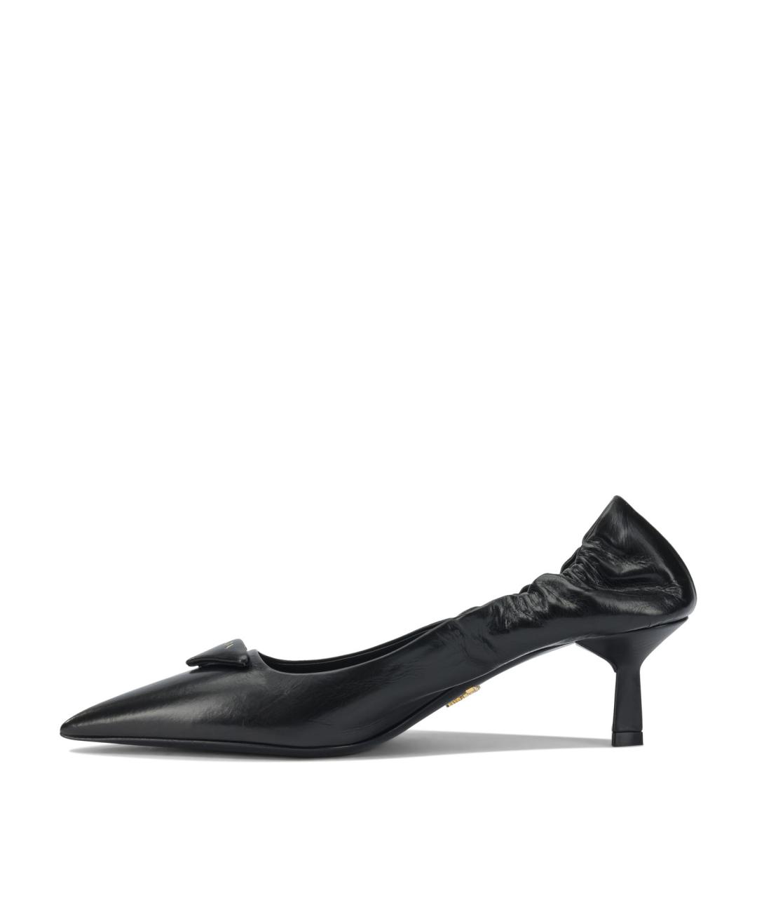 PRADA Черные кожаные туфли, фото 3