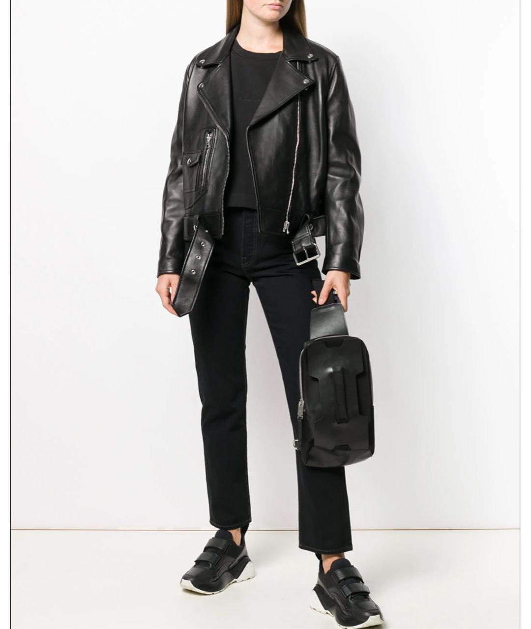 ACNE STUDIOS Черная кожаная куртка, фото 7