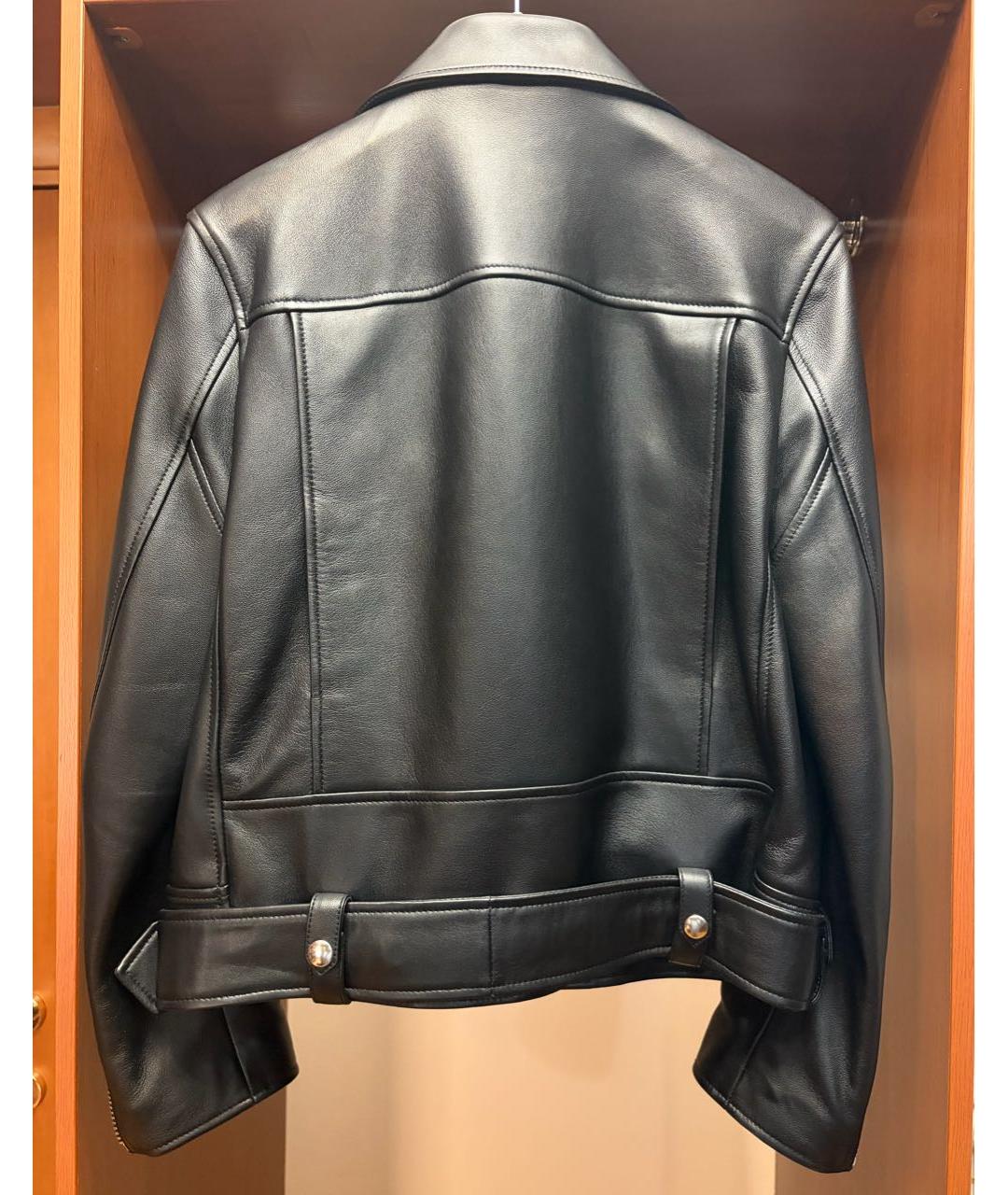 ACNE STUDIOS Черная кожаная куртка, фото 2