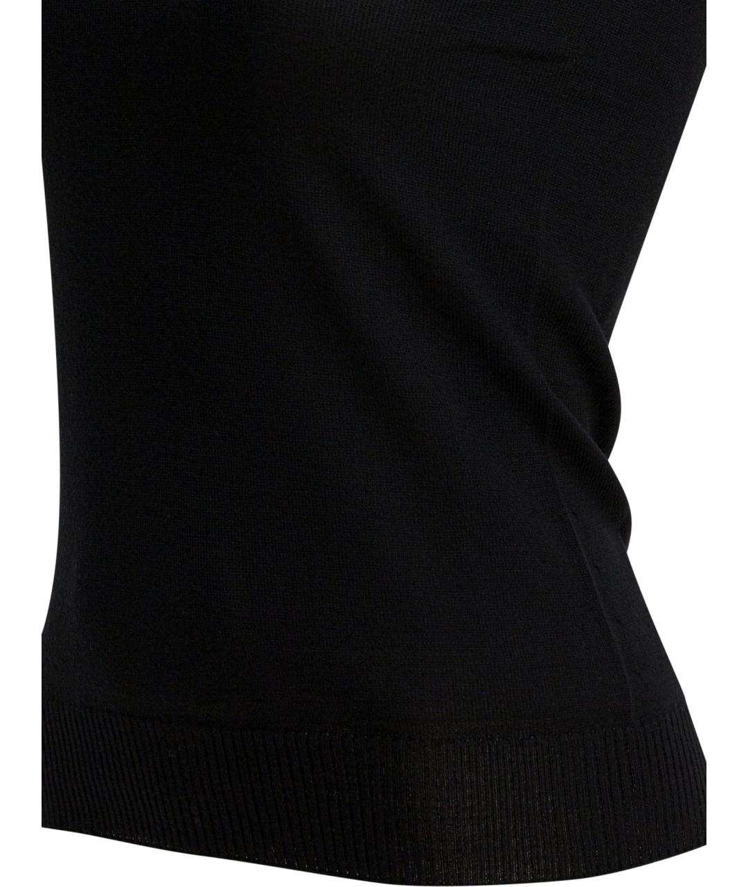 SPORTMAX Черный шерстяной джемпер / свитер, фото 4