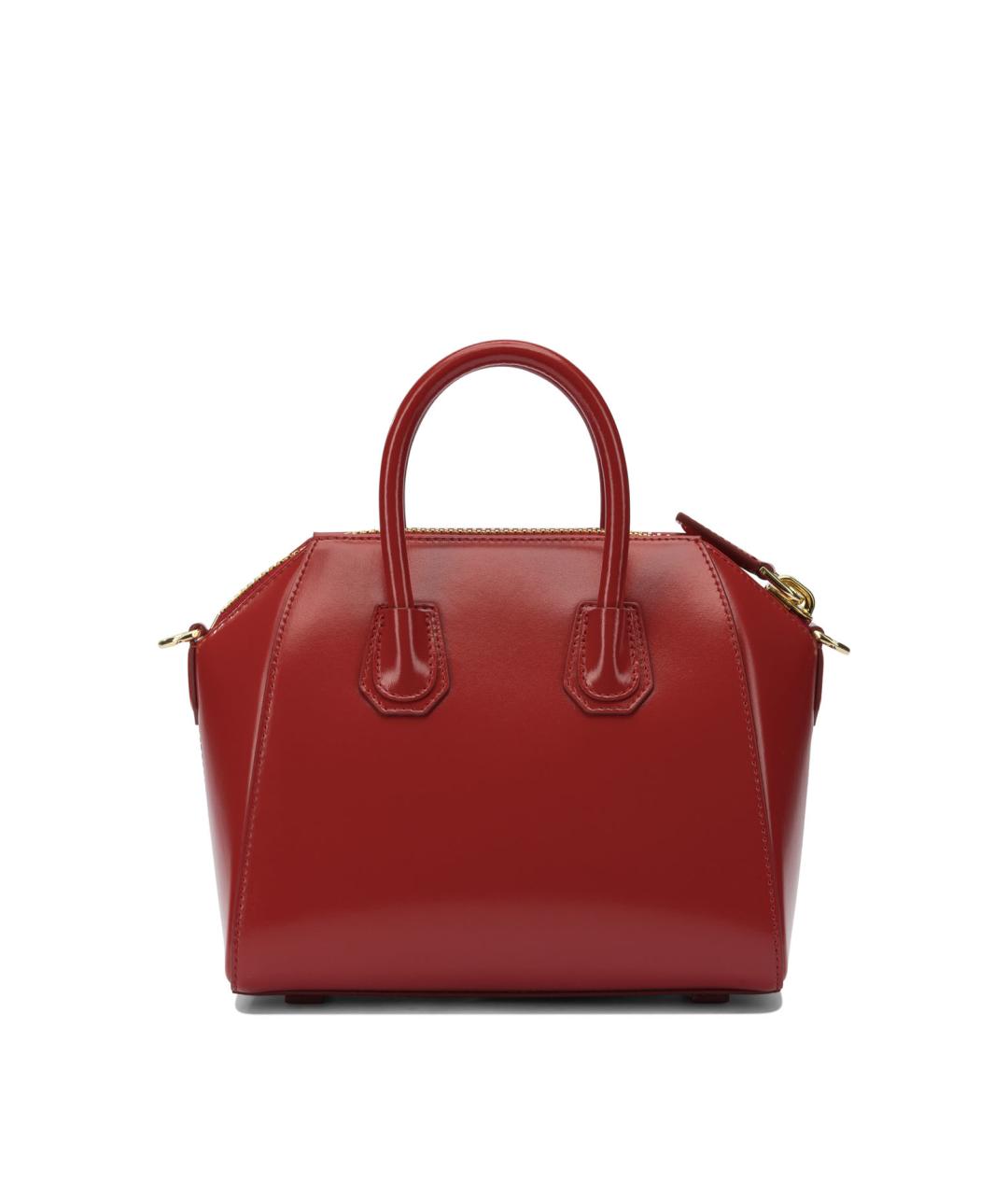 GIVENCHY Красная кожаная сумка тоут, фото 3