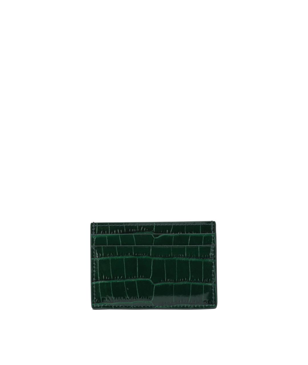 TOM FORD Зеленый кожаный кошелек, фото 3
