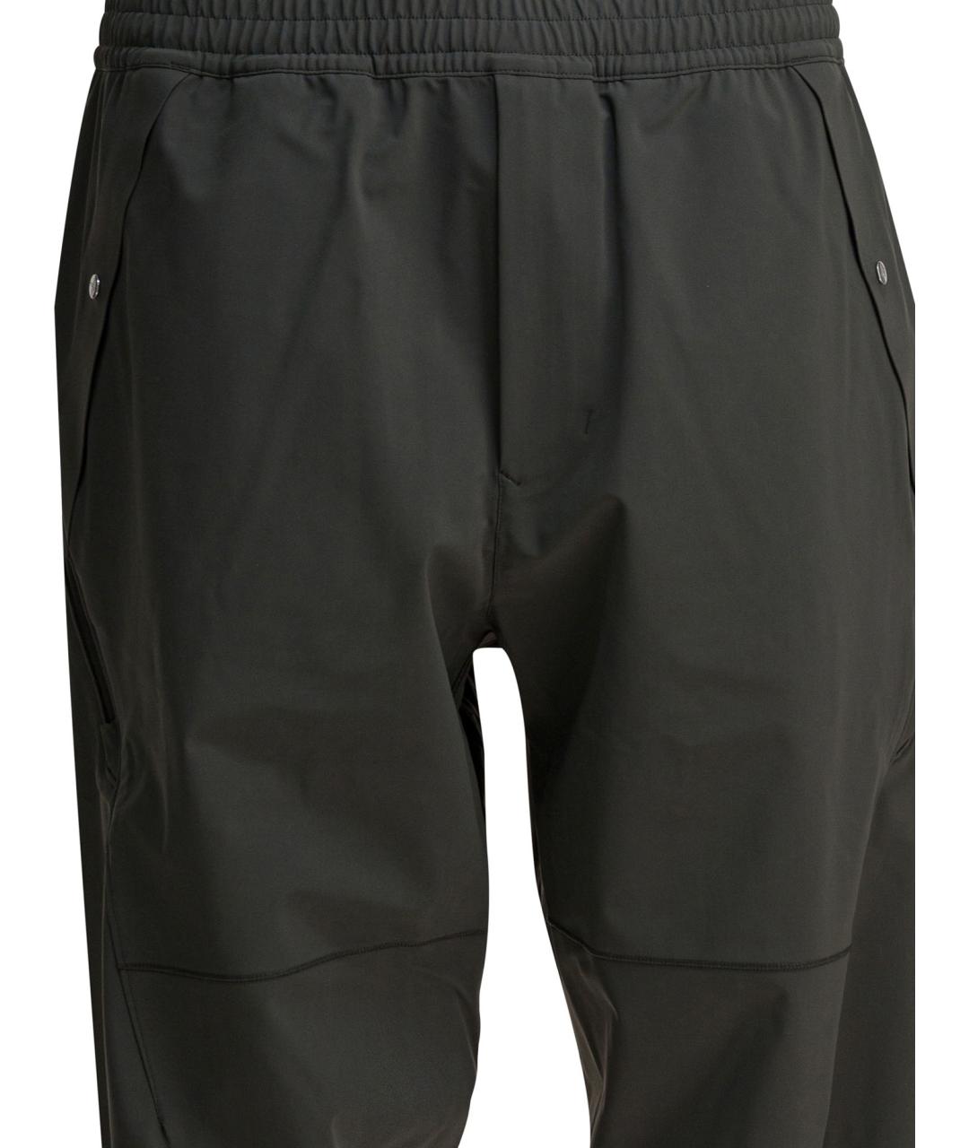 STONE ISLAND Серые полиамидовые повседневные брюки, фото 2