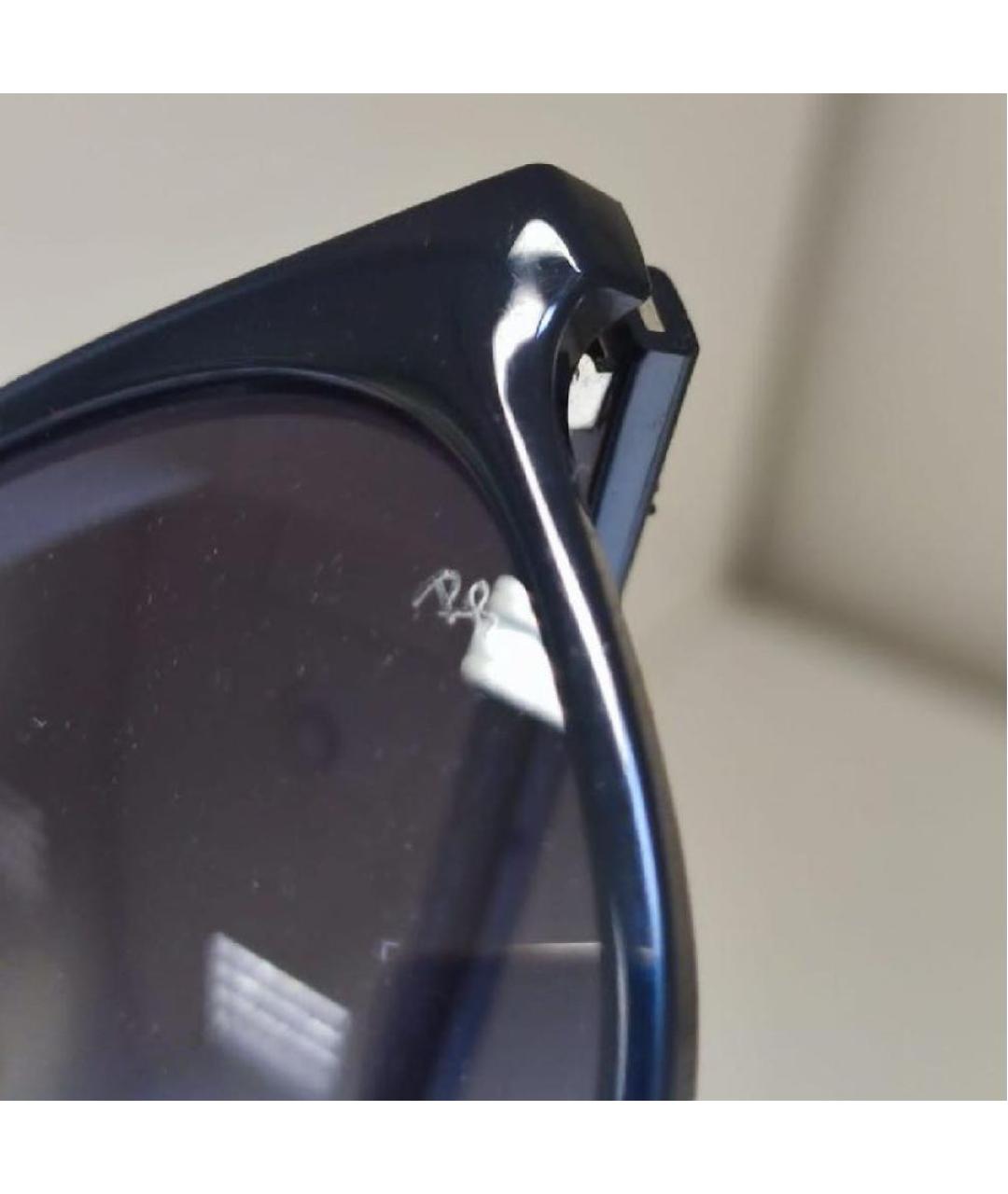 RAY BAN Черные пластиковые солнцезащитные очки, фото 6