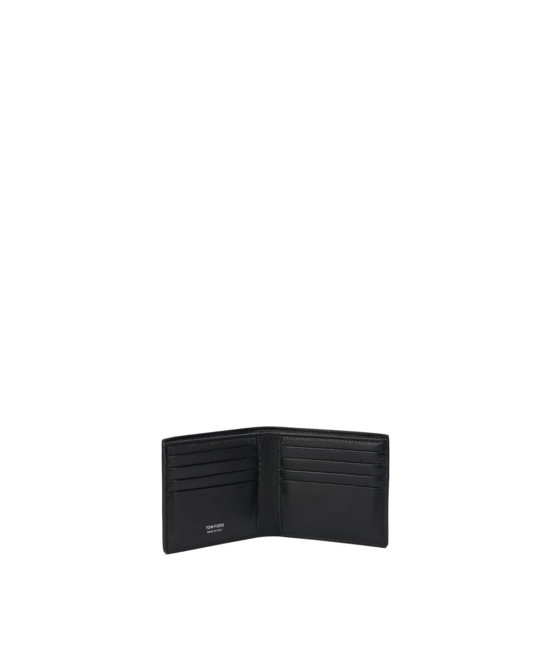 TOM FORD Черный кожаный кошелек, фото 5