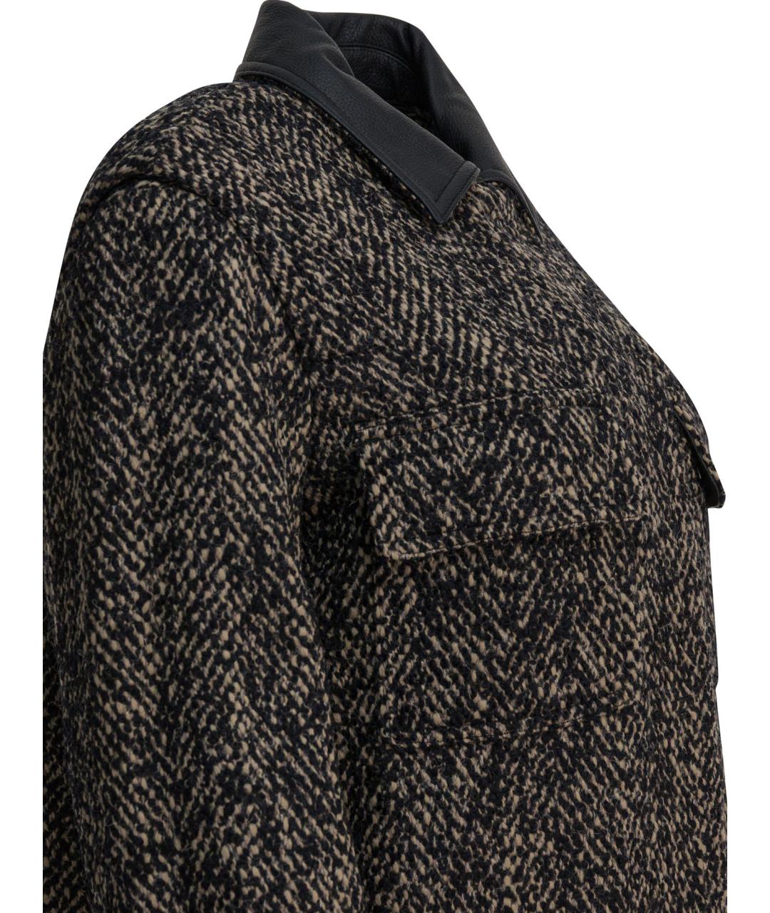 MAX MARA Мульти шерстяное пальто, фото 4