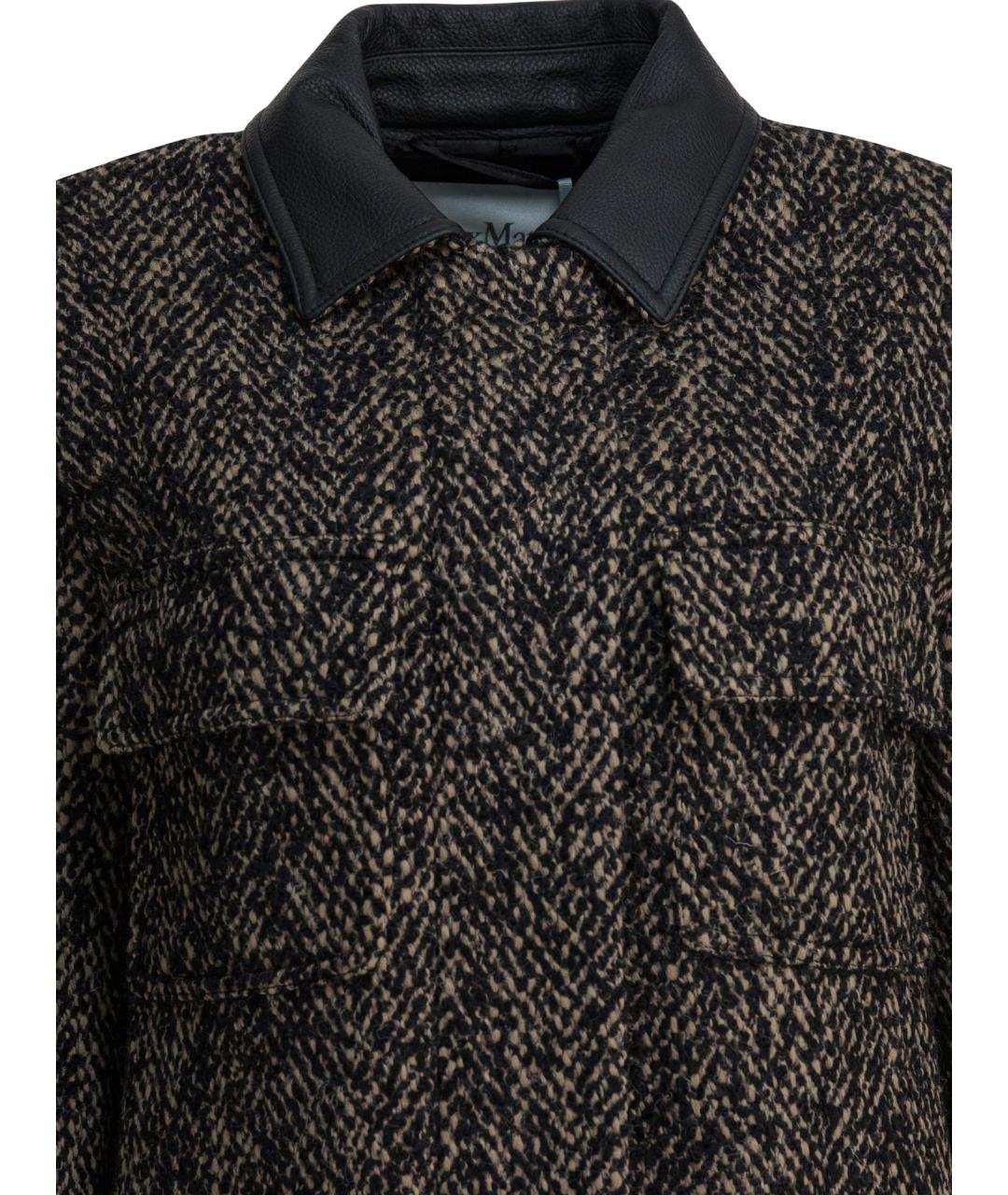MAX MARA Мульти шерстяное пальто, фото 3