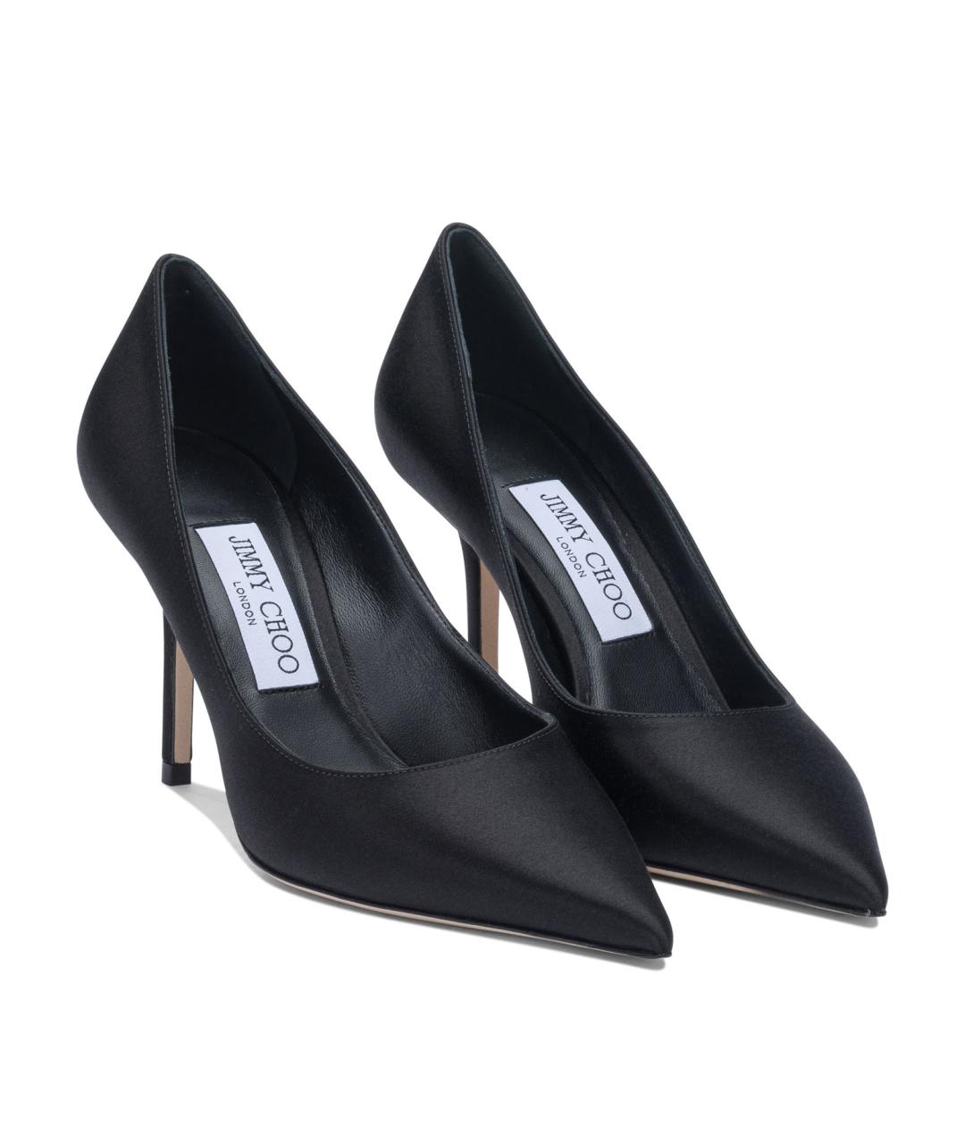 JIMMY CHOO Черные текстильные туфли, фото 2