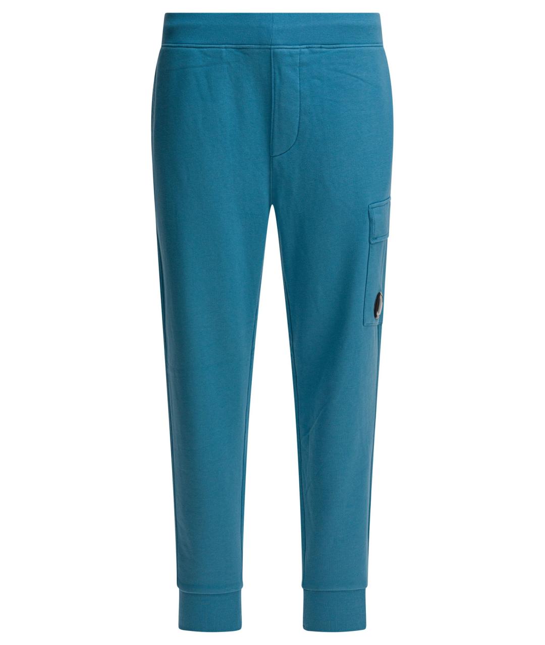 CP COMPANY Голубые хлопковые повседневные брюки, фото 3