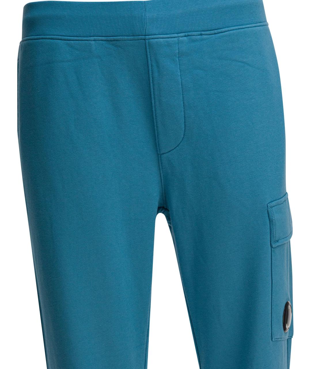 CP COMPANY Голубые хлопковые повседневные брюки, фото 1