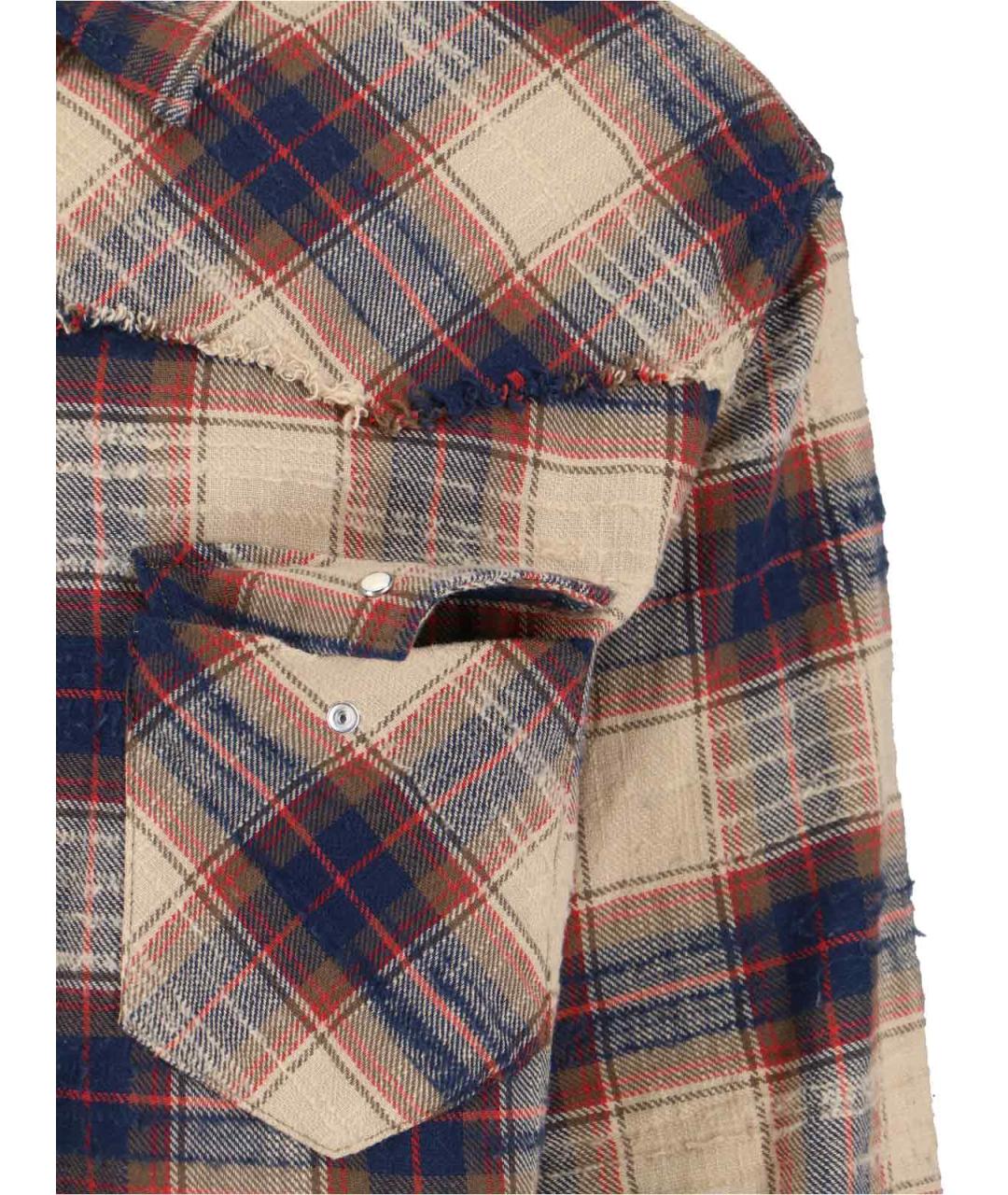 DSQUARED2 Мульти хлопковая кэжуал рубашка, фото 3