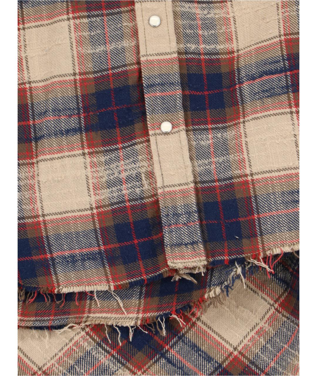 DSQUARED2 Мульти хлопковая кэжуал рубашка, фото 5