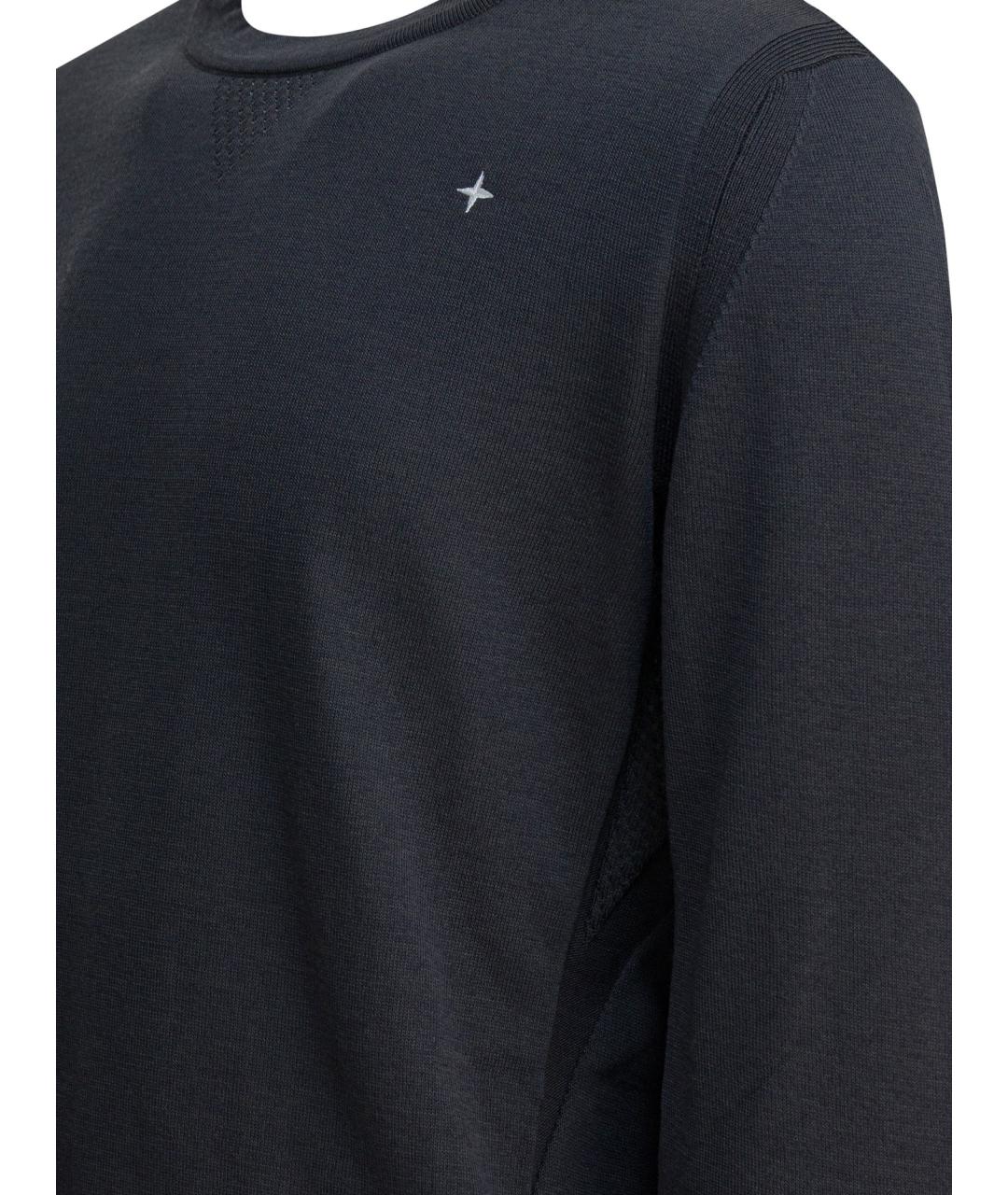 STONE ISLAND Серый шерстяной джемпер / свитер, фото 4