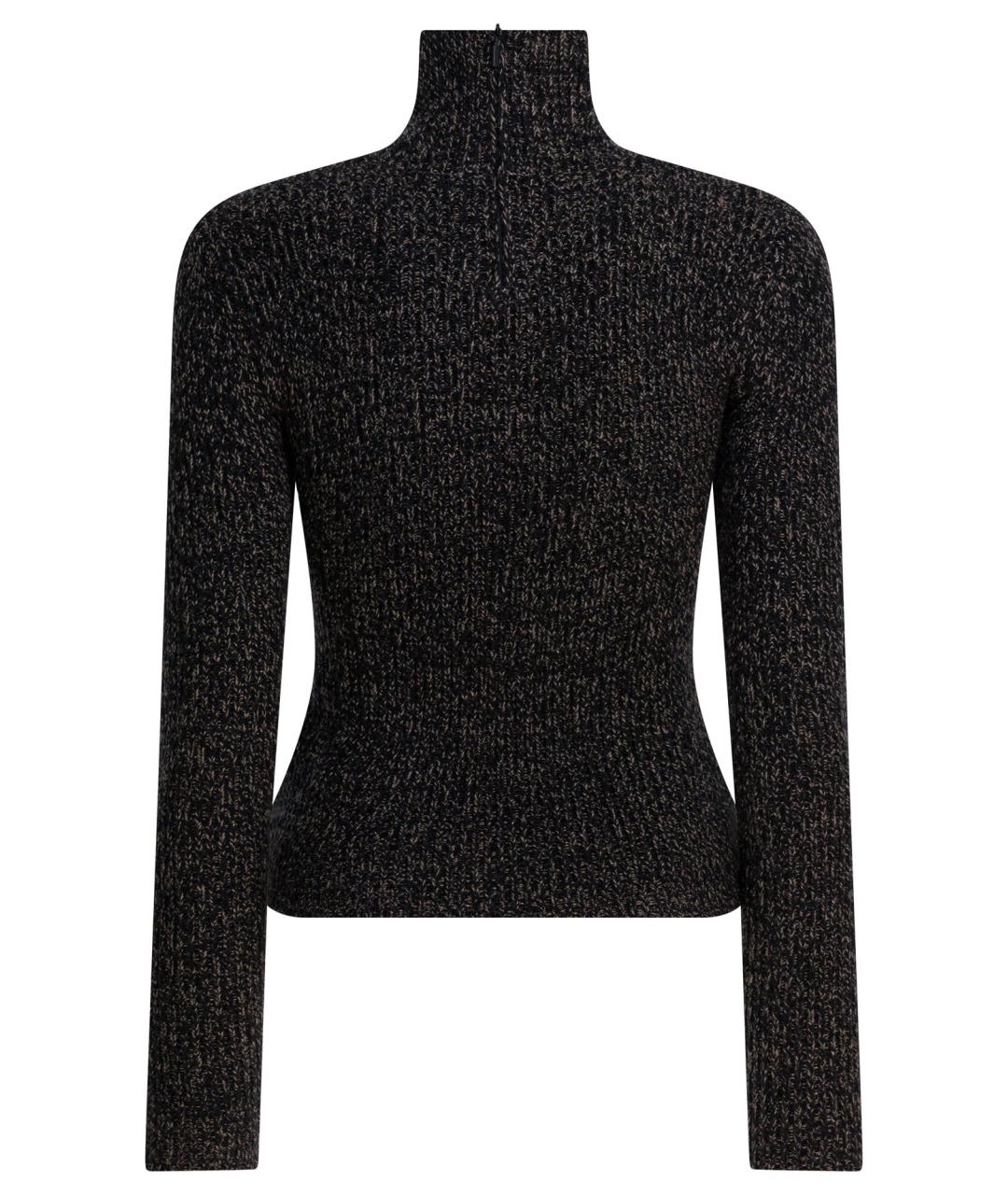 MAX MARA Черный шерстяной джемпер / свитер, фото 2