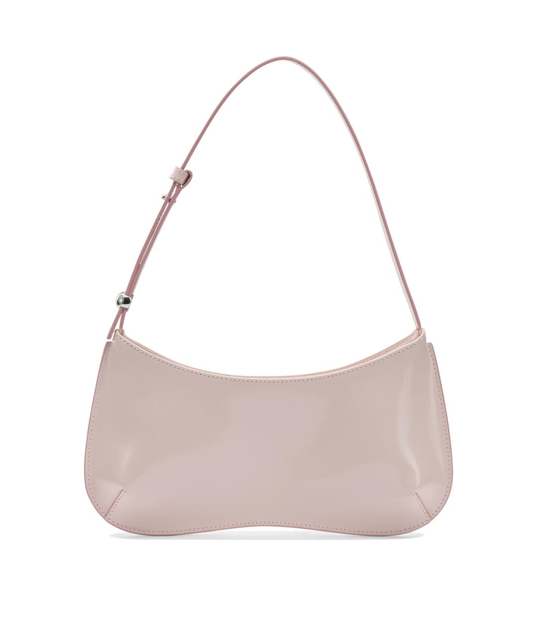 JACQUEMUS Розовая кожаная сумка через плечо, фото 1