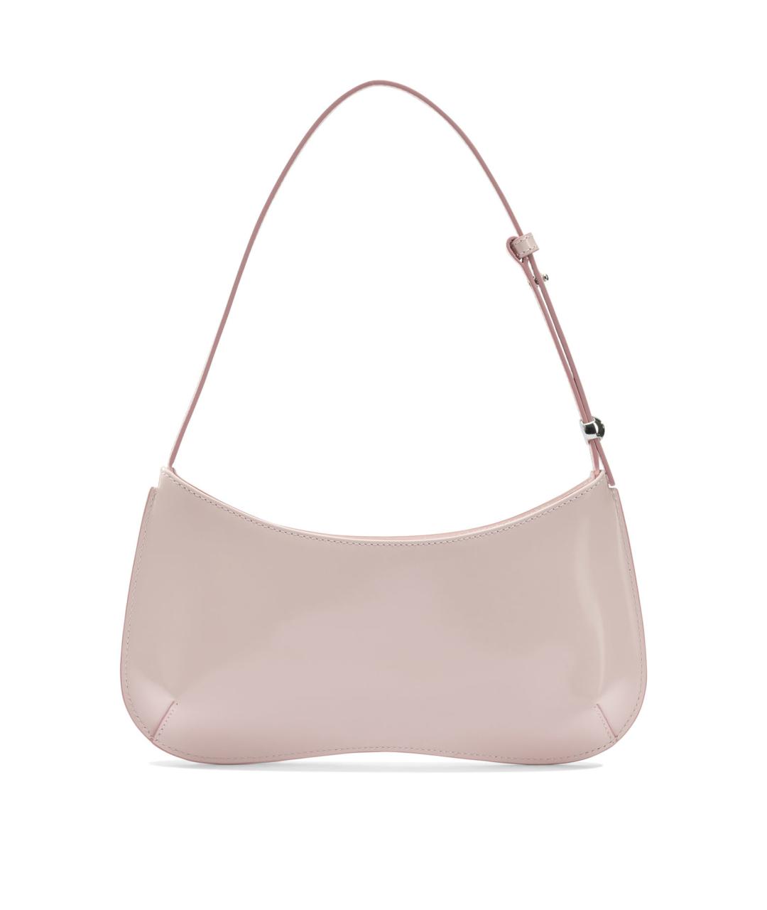 JACQUEMUS Розовая кожаная сумка через плечо, фото 3