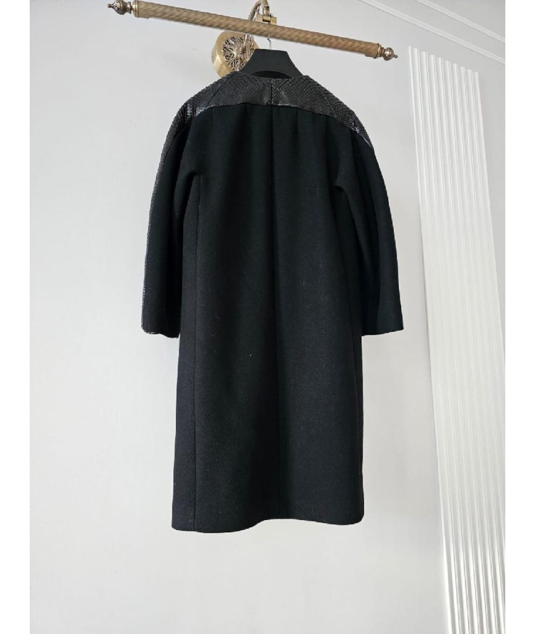 GUCCI Черное полиамидовое пальто, фото 2