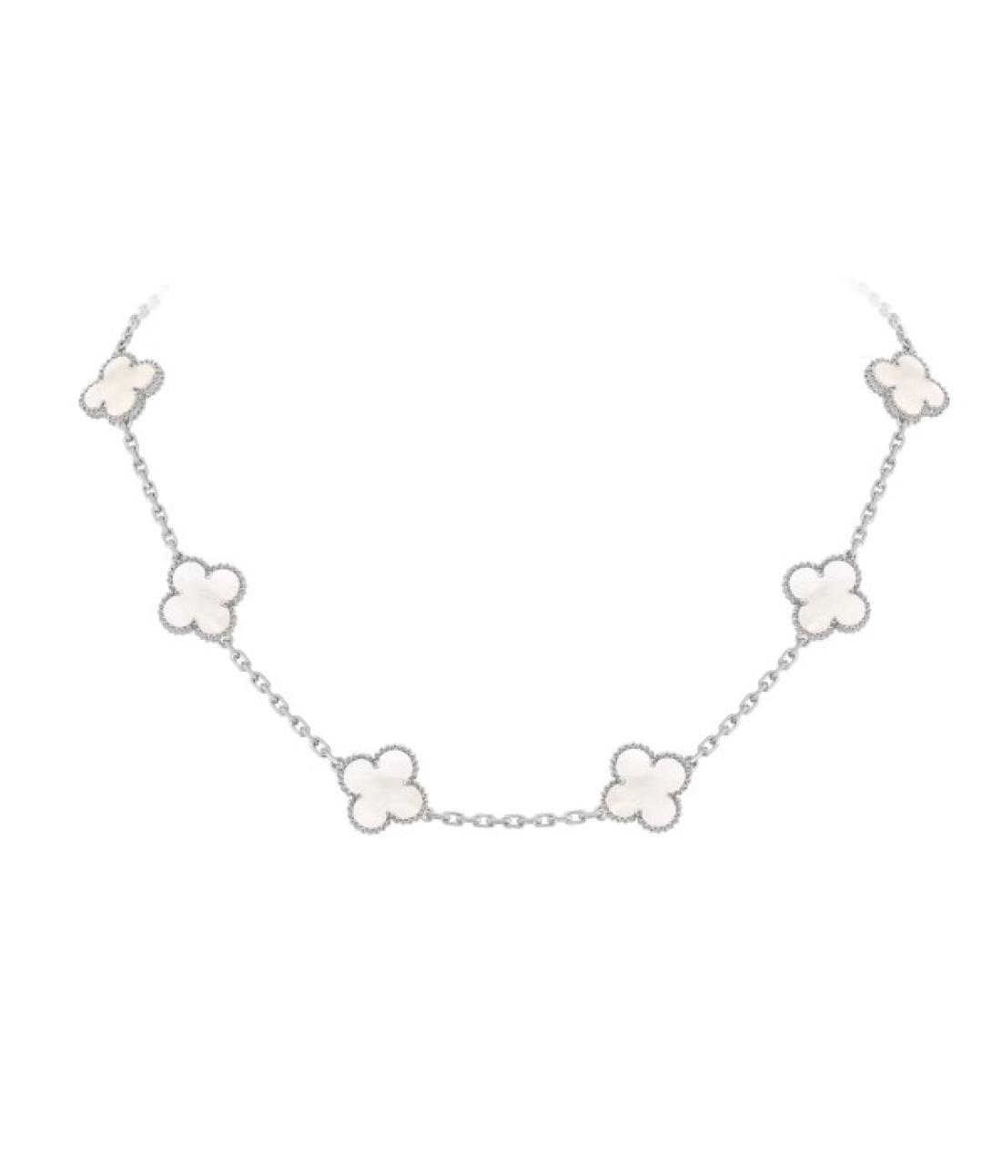 VAN CLEEF & ARPELS Белое колье из белого золота, фото 1