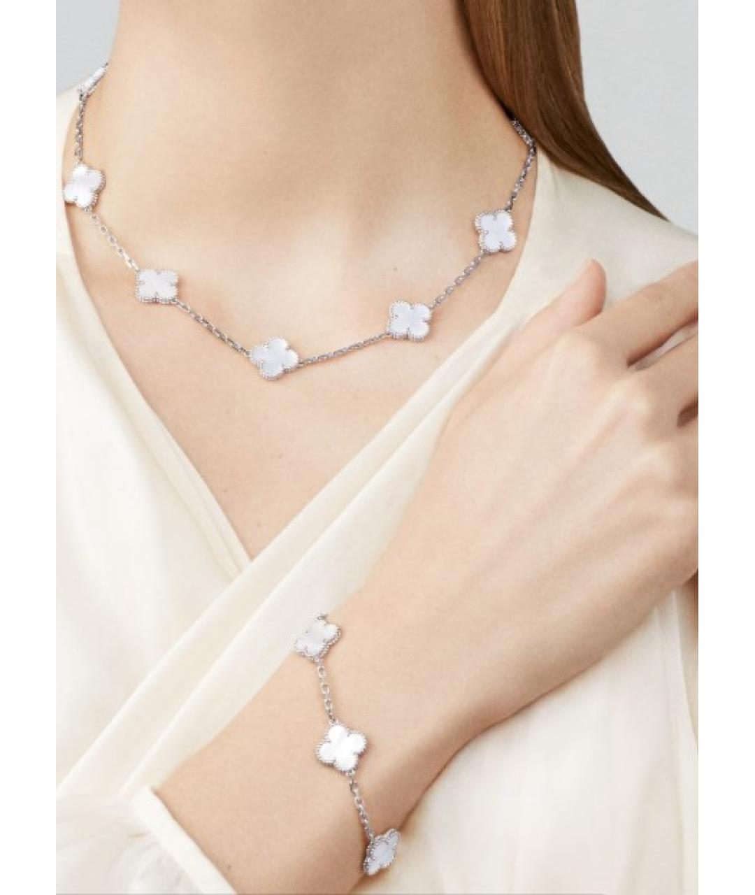 VAN CLEEF & ARPELS Белое колье из белого золота, фото 2