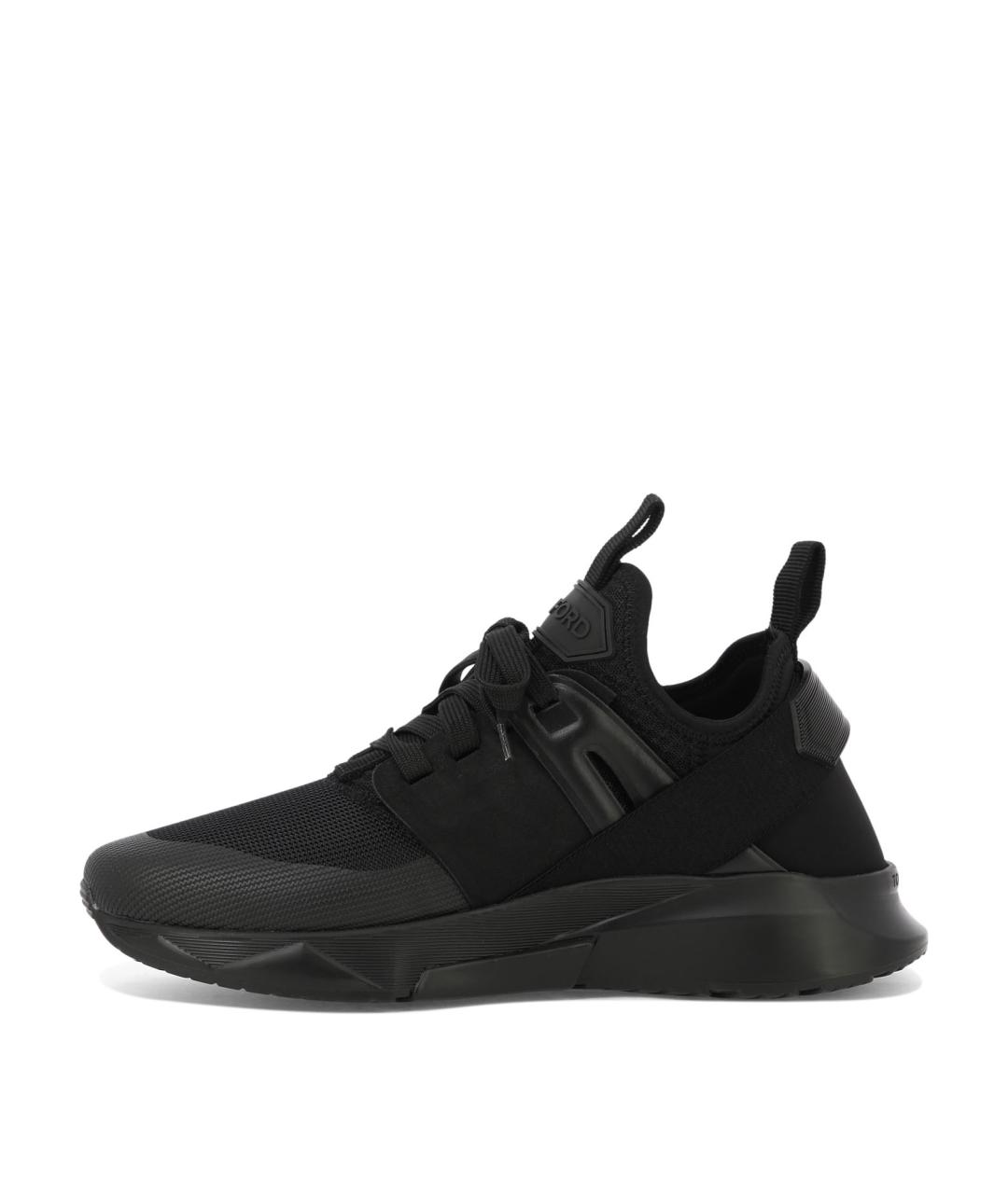 TOM FORD Черные синтетические низкие кроссовки / кеды, фото 3