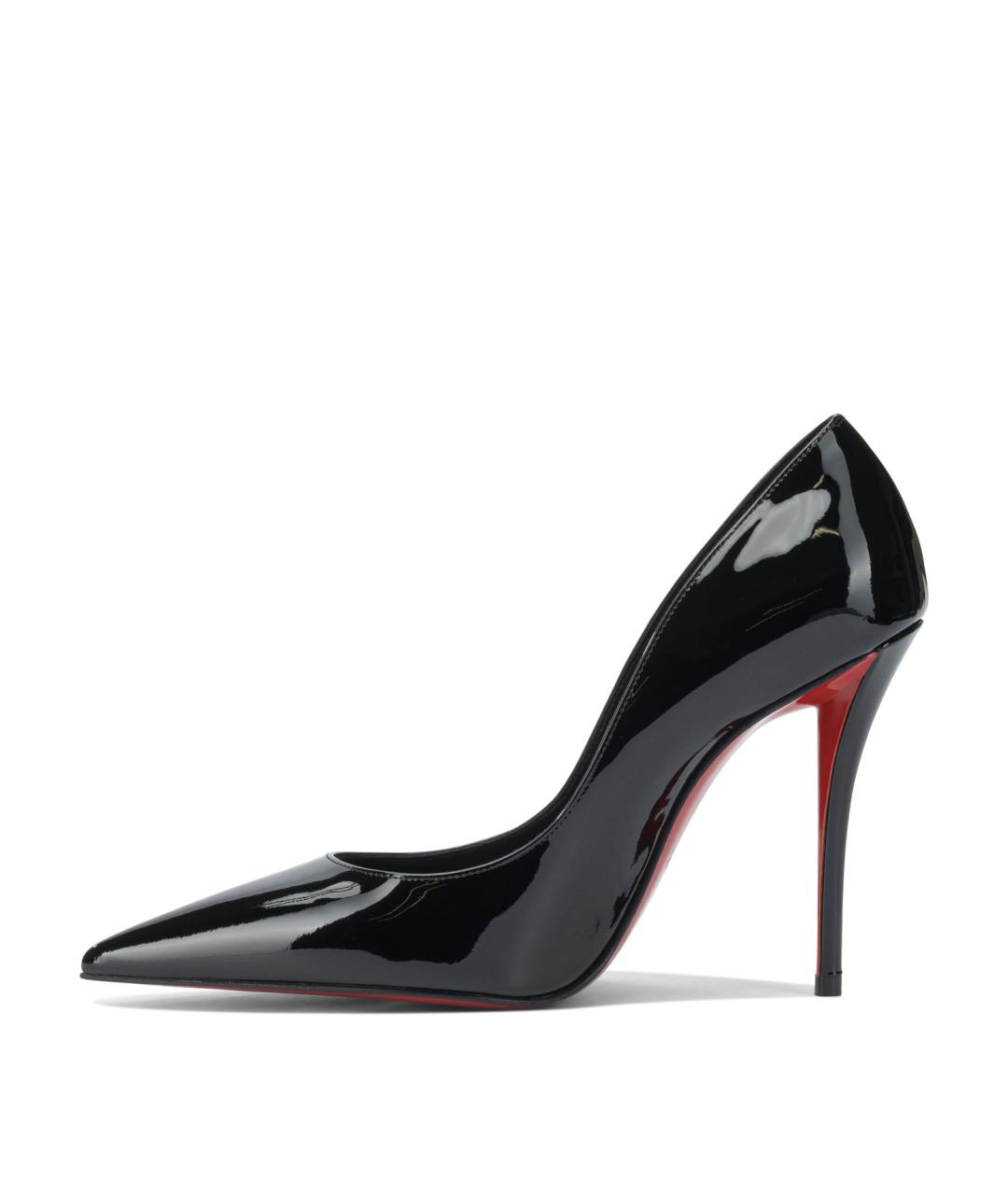 CHRISTIAN LOUBOUTIN Черные туфли из лакированной кожи, фото 3