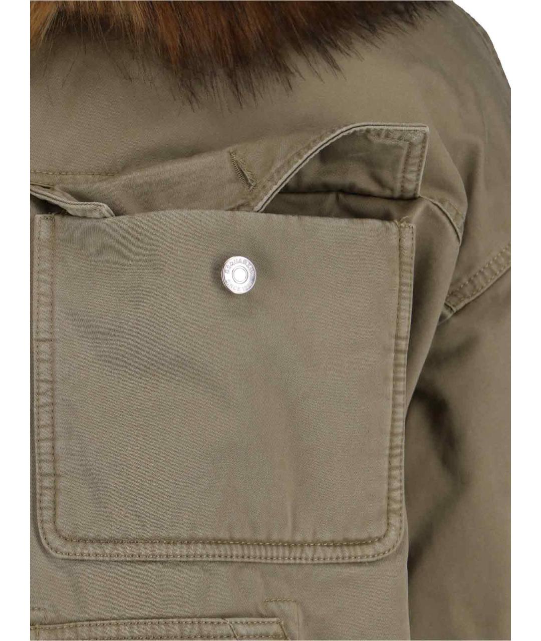 DSQUARED2 Серая хлопковая парка, фото 3