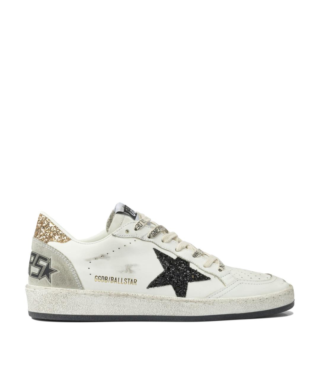 GOLDEN GOOSE DELUXE BRAND Белые кожаные кроссовки, фото 1