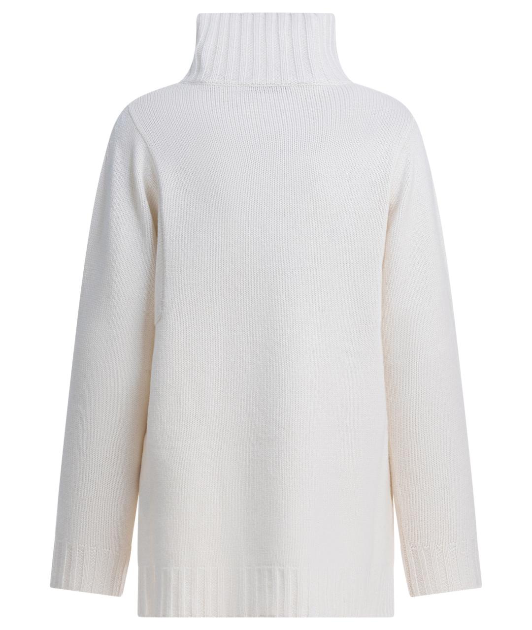 MAX MARA Белый кашемировый джемпер / свитер, фото 2