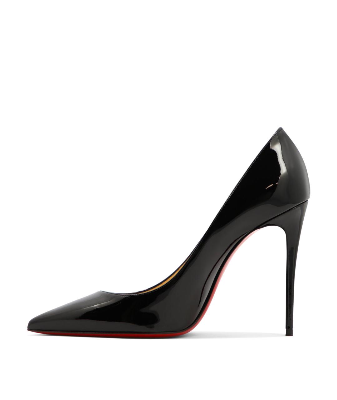 CHRISTIAN LOUBOUTIN Черные туфли из лакированной кожи, фото 3