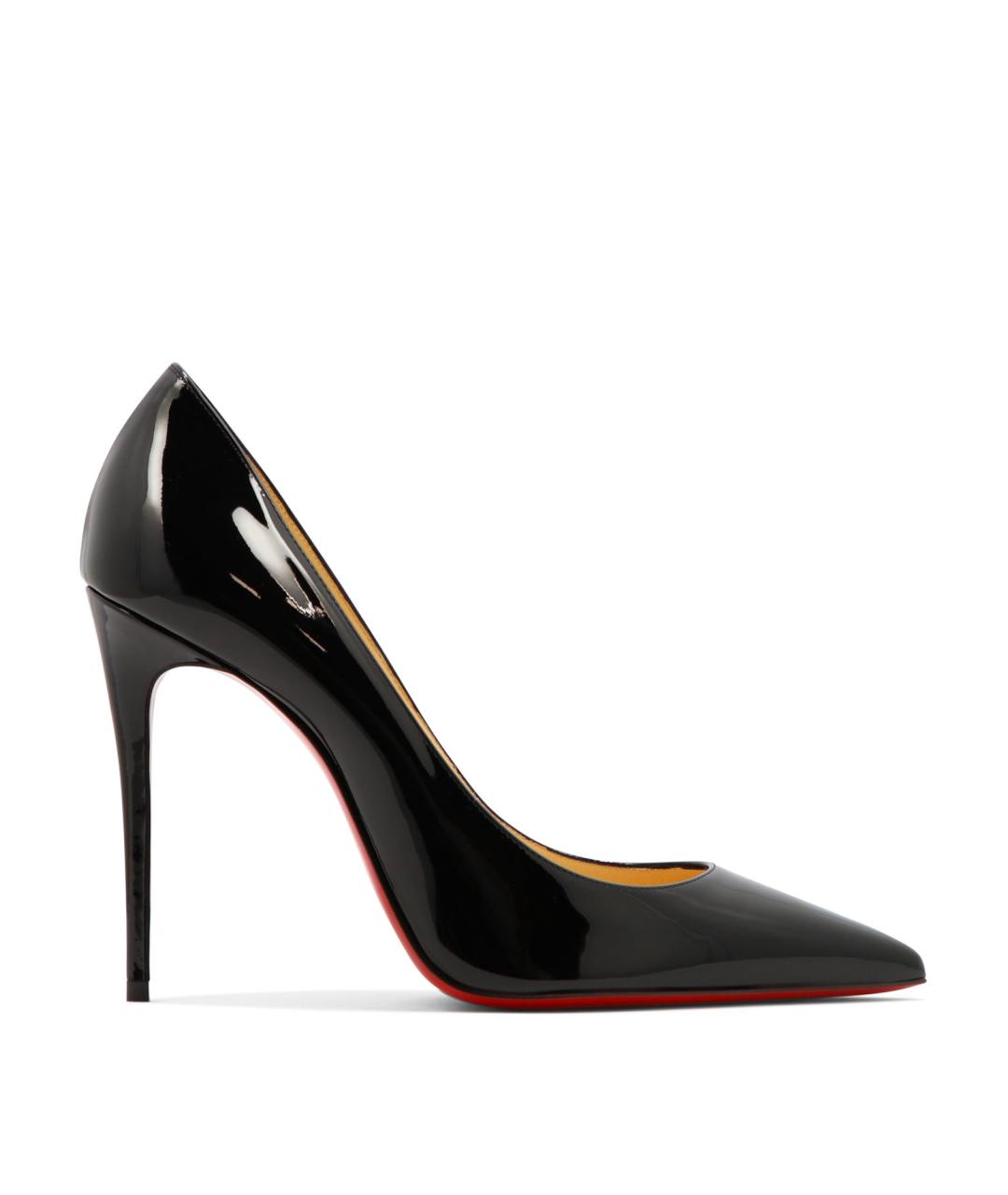 CHRISTIAN LOUBOUTIN Черные туфли из лакированной кожи, фото 1