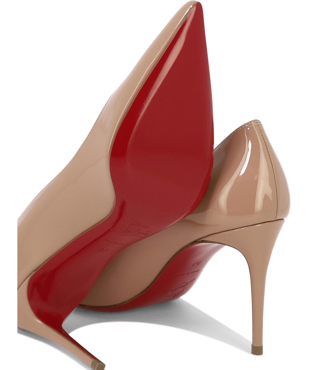 CHRISTIAN LOUBOUTIN Розовые туфли из лакированной кожи, фото 5