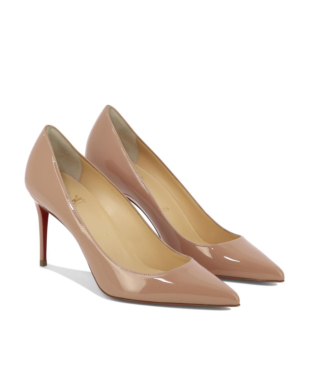 CHRISTIAN LOUBOUTIN Розовые туфли из лакированной кожи, фото 2
