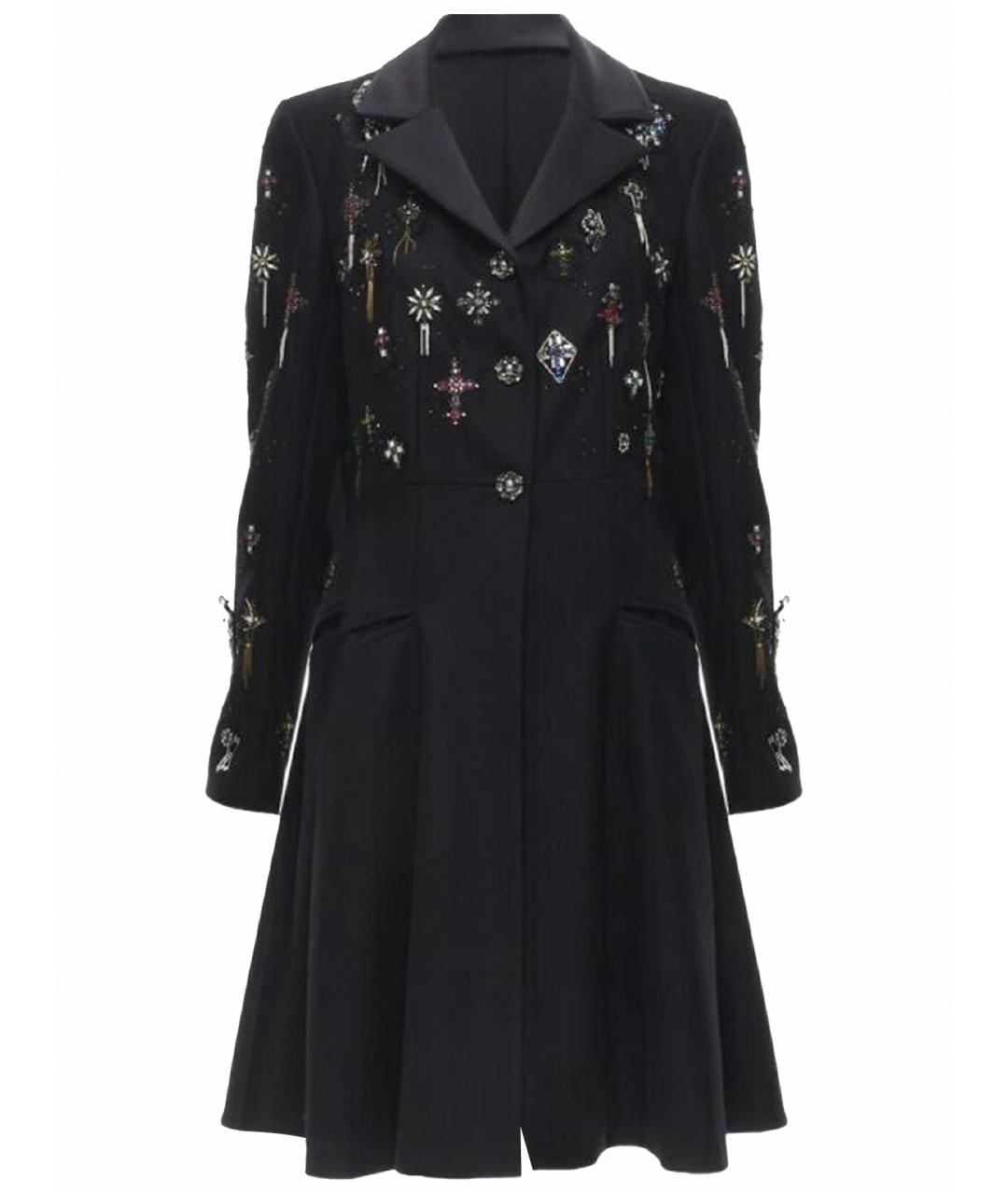 CHANEL Черное кашемировое пальто, фото 1