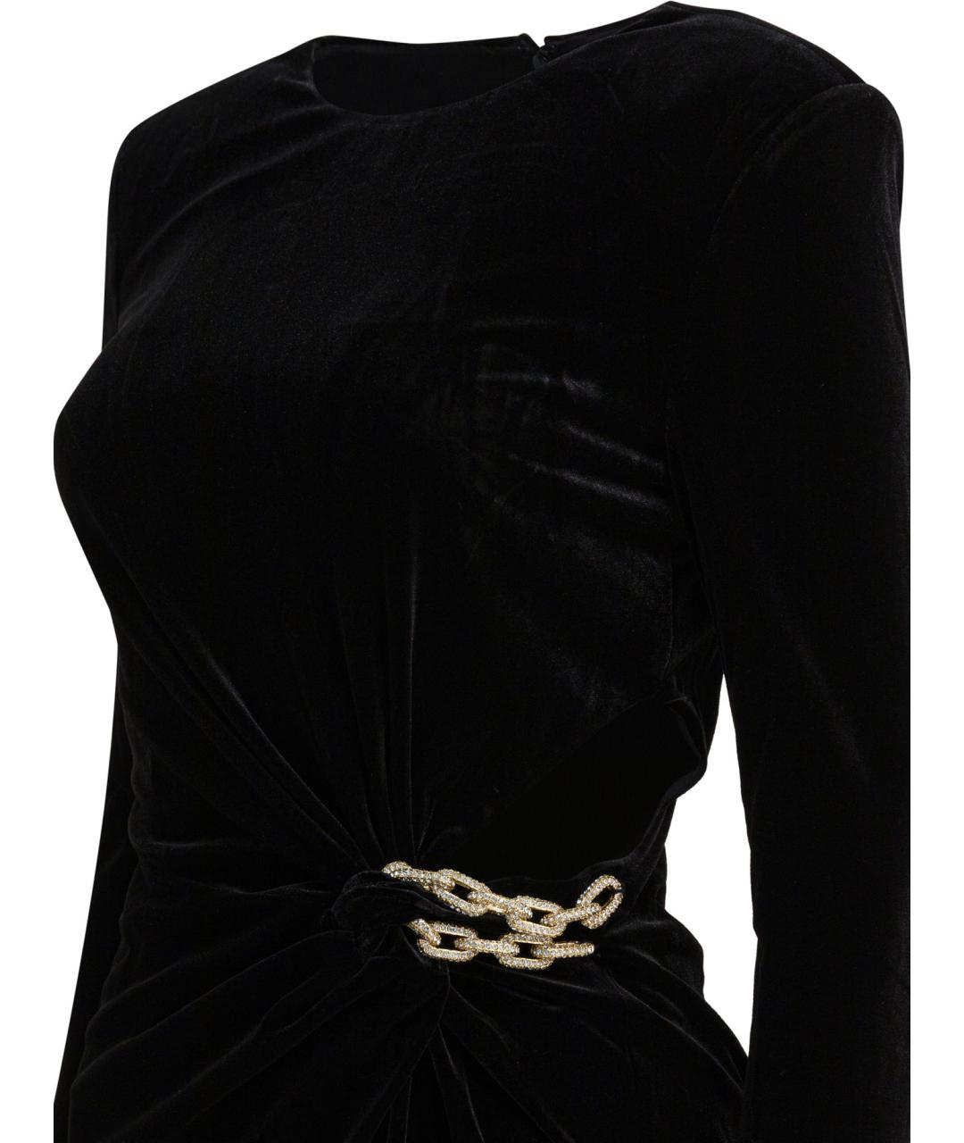 SELF-PORTRAIT Черное полиэстеровое коктейльное платье, фото 4