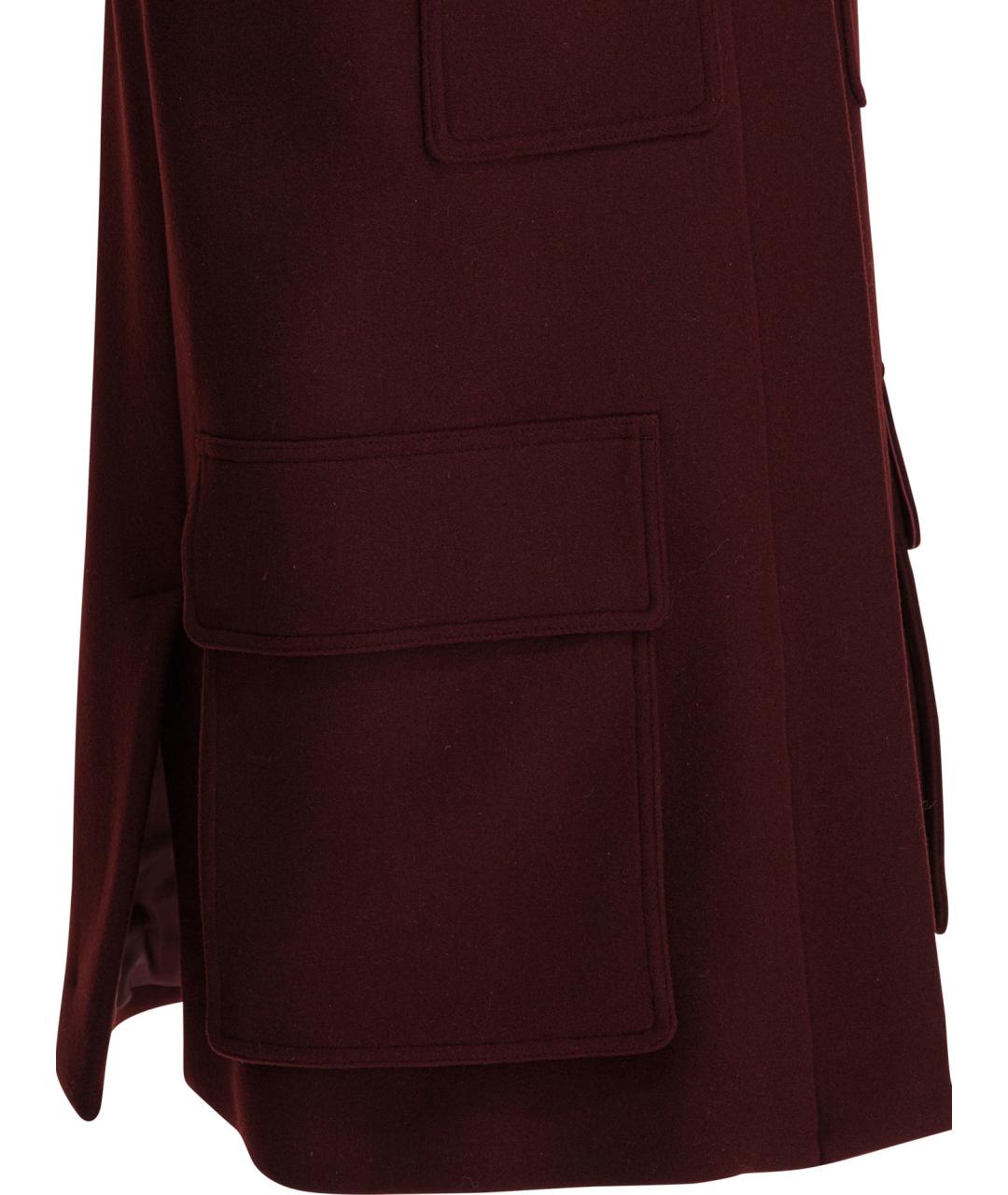 MAX MARA Бордовый шерстяной жилет, фото 4