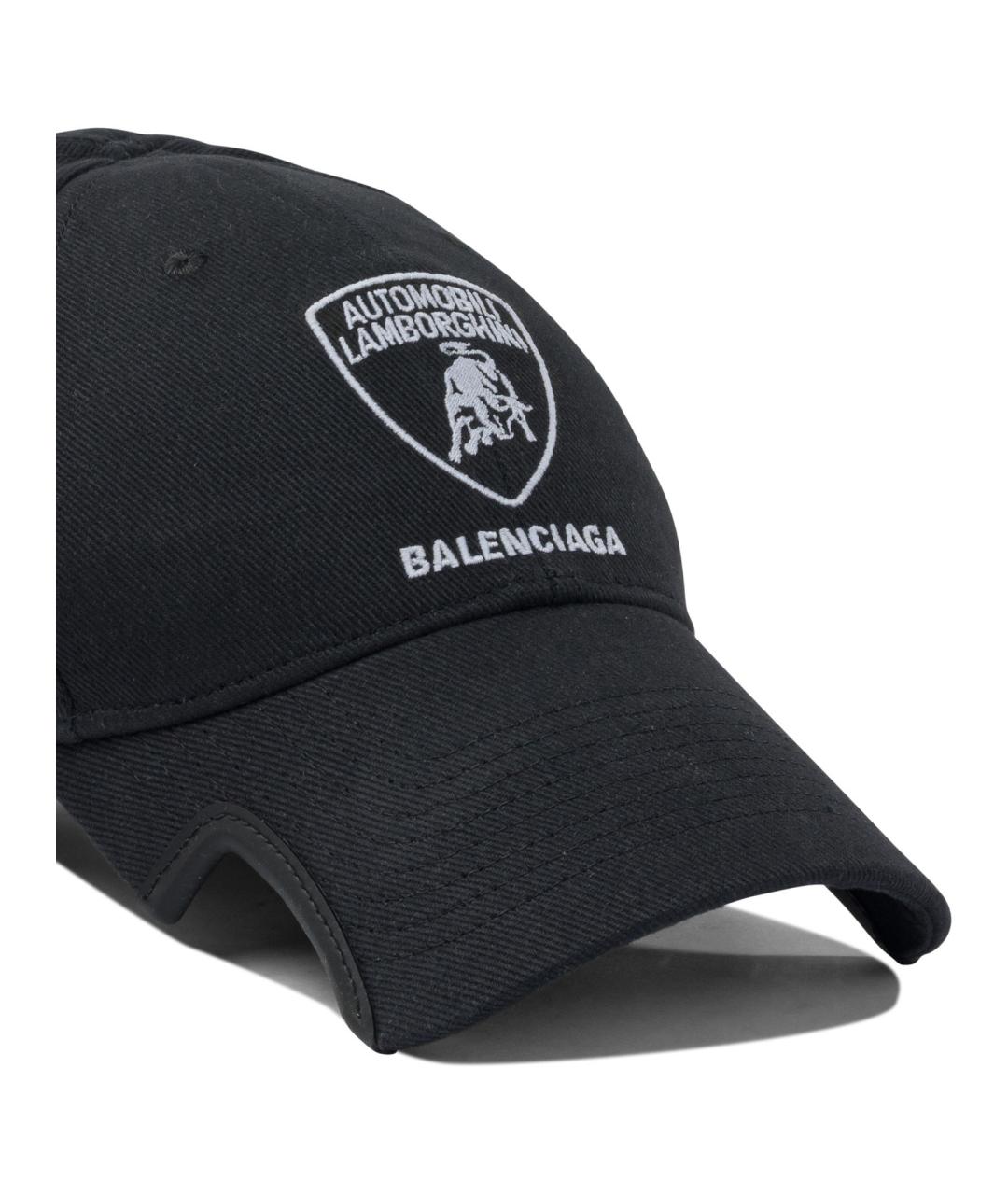 BALENCIAGA Черная хлопковая кепка/бейсболка, фото 4