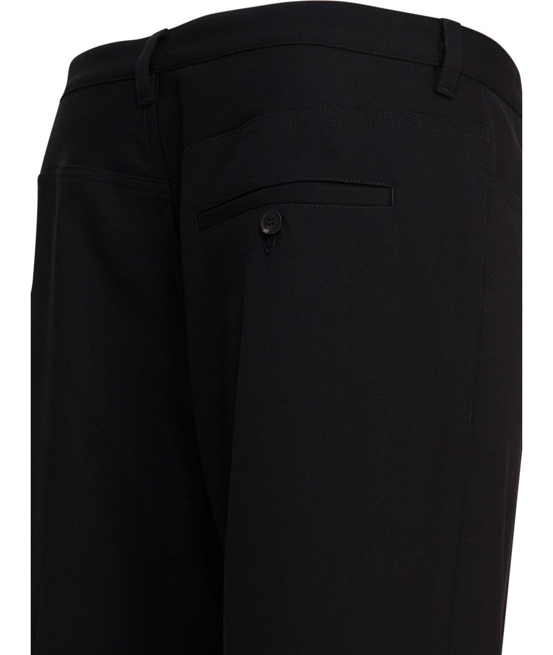 BALENCIAGA Черные шерстяные классические брюки, фото 4